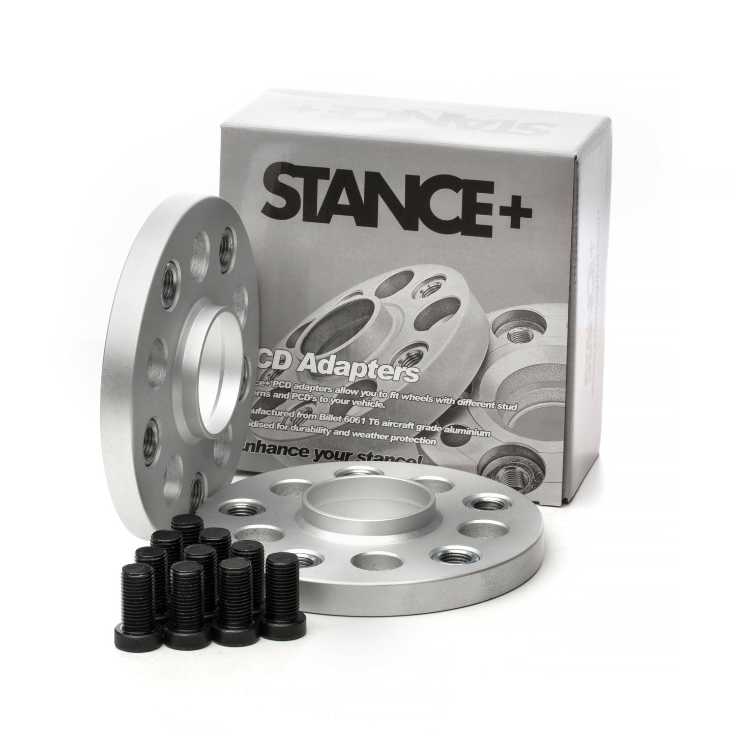 PCD Wheel Hub Adapters with Retail Box – STANCE+