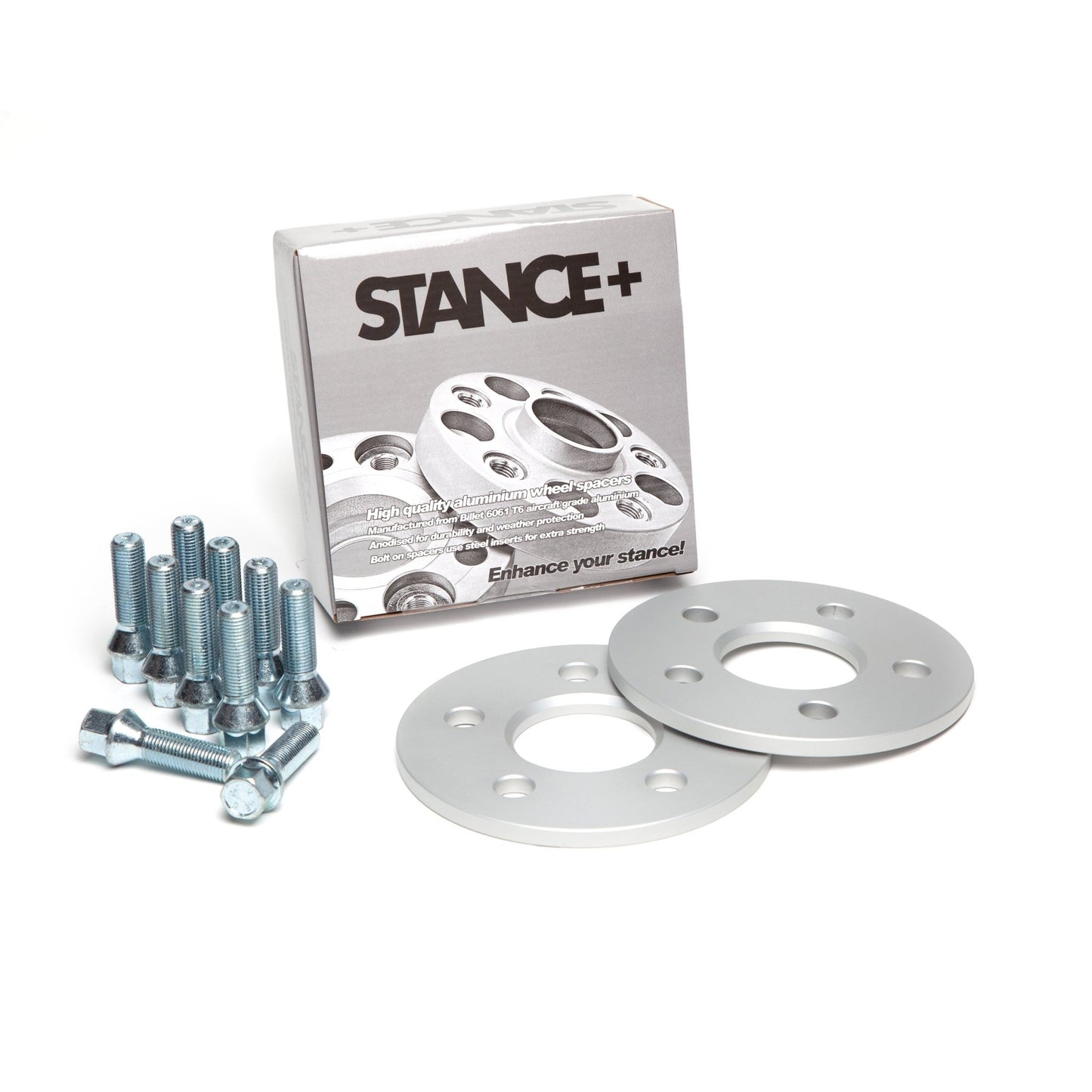 Wheel Spacers and Wheel Bolt Kit with Retail Box – STANCE+