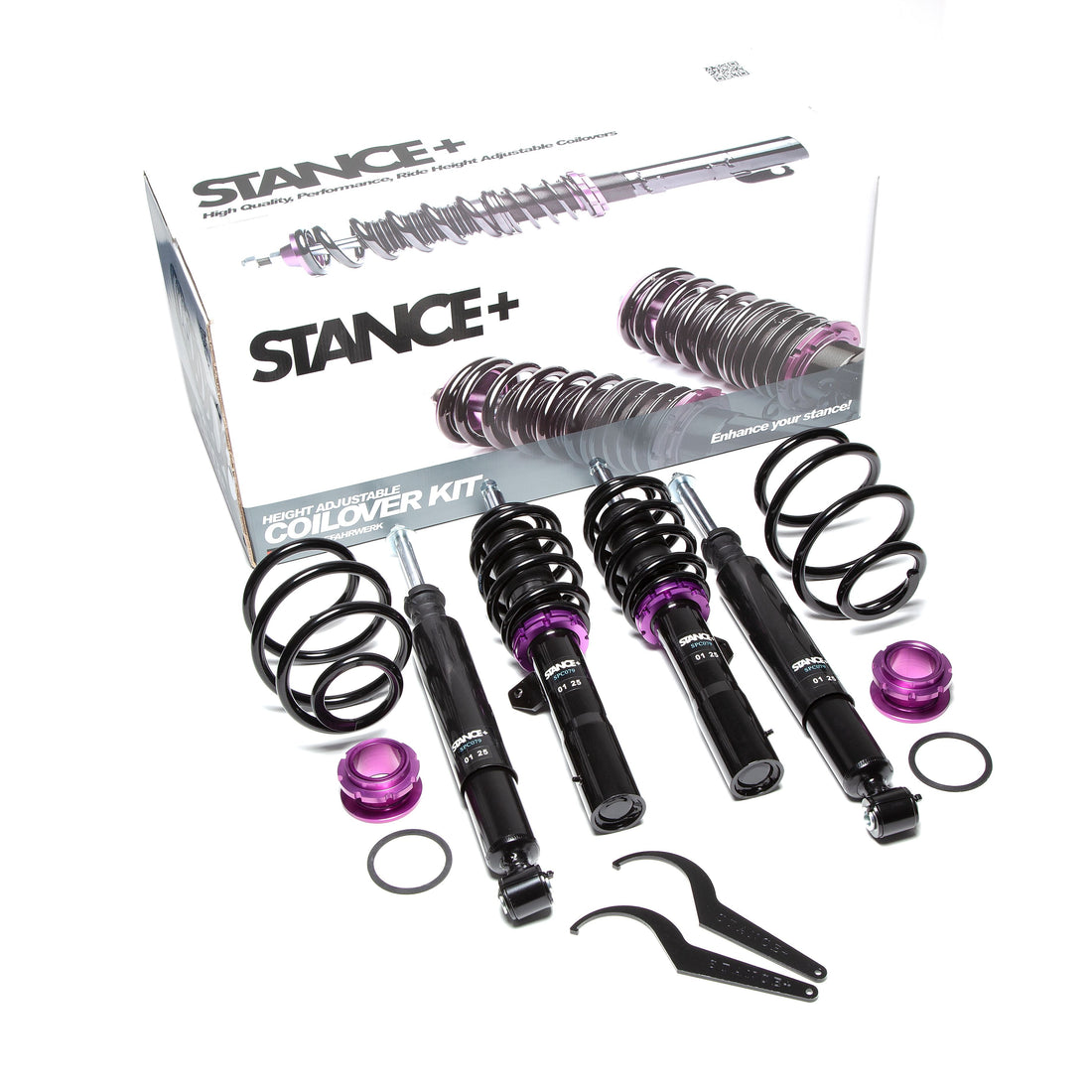 Stance+ Street Coilover Kits now in stock for the New Mini F55/F56/F57 models
