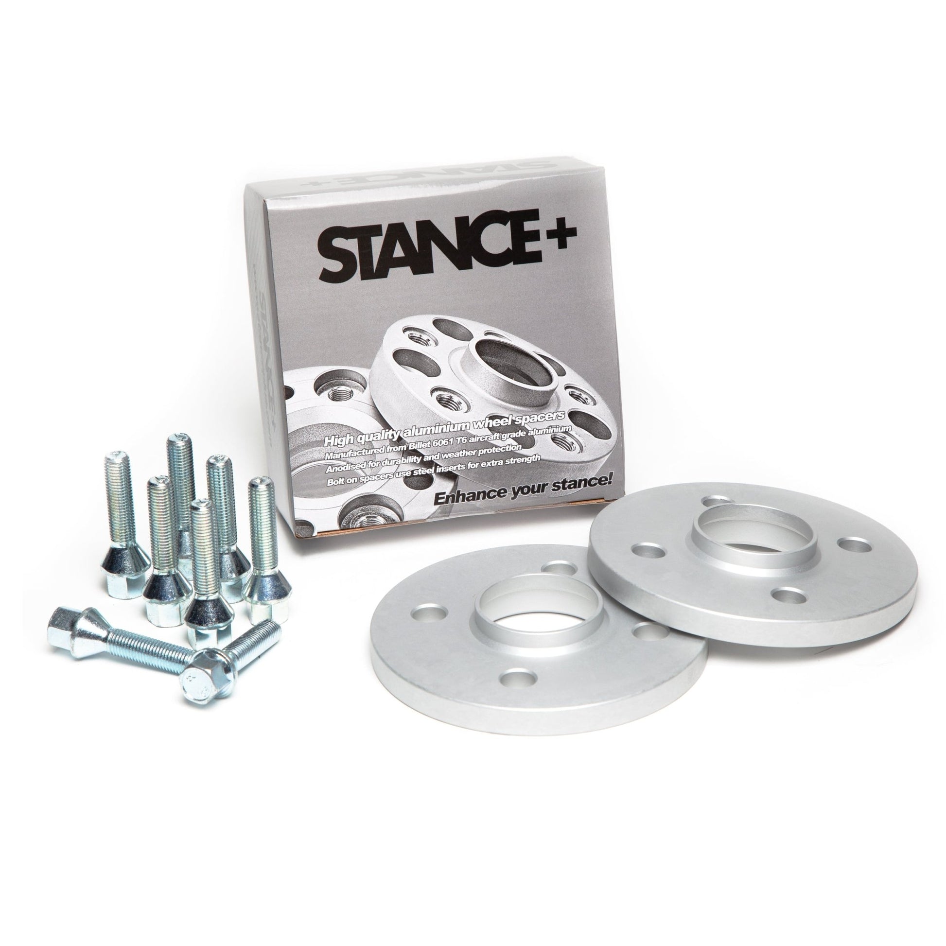 Wheel Spacers and Wheel Bolt Kit with Retail Box – STANCE+