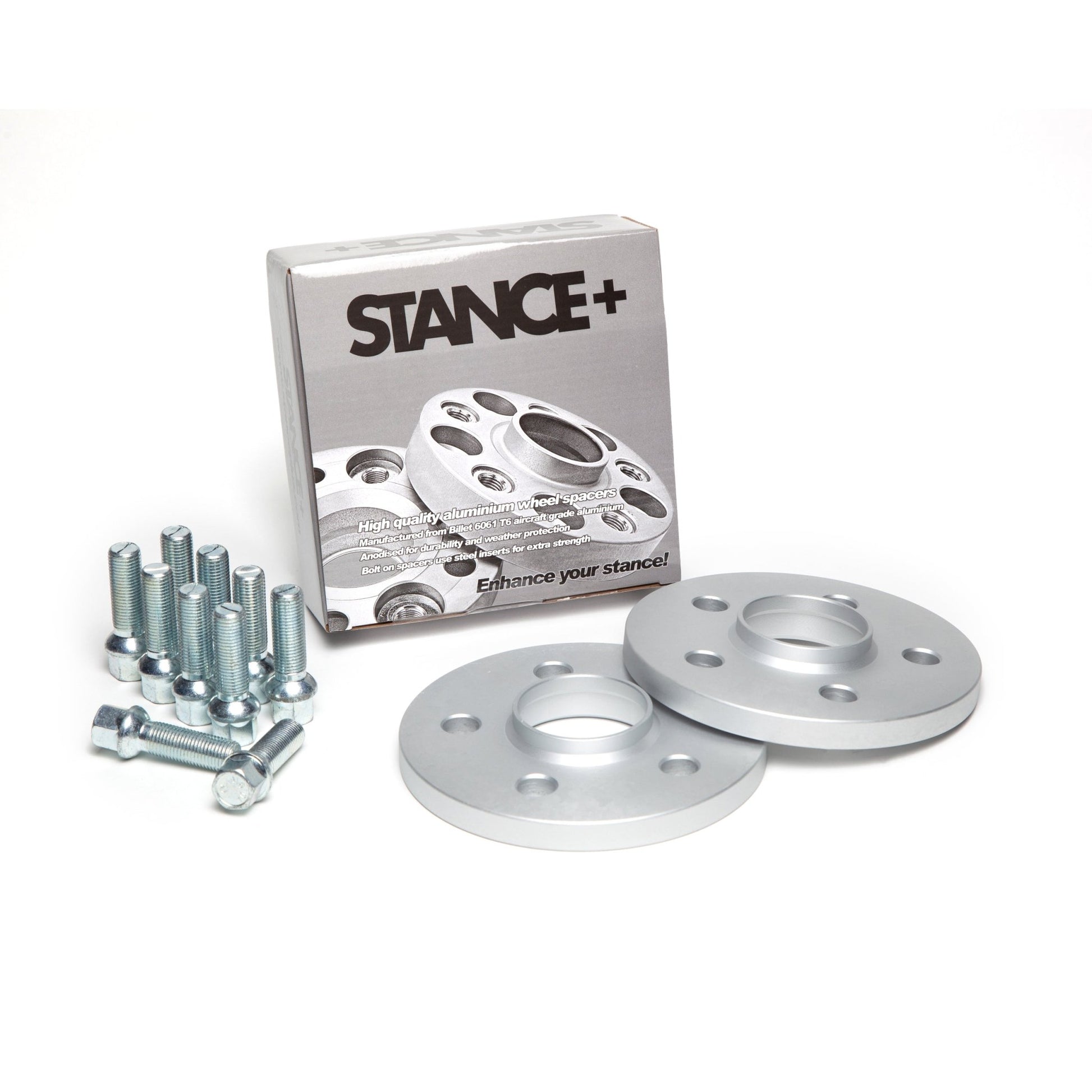 Wheel Spacers and Wheel Bolt Kit with Retail Box – STANCE+
