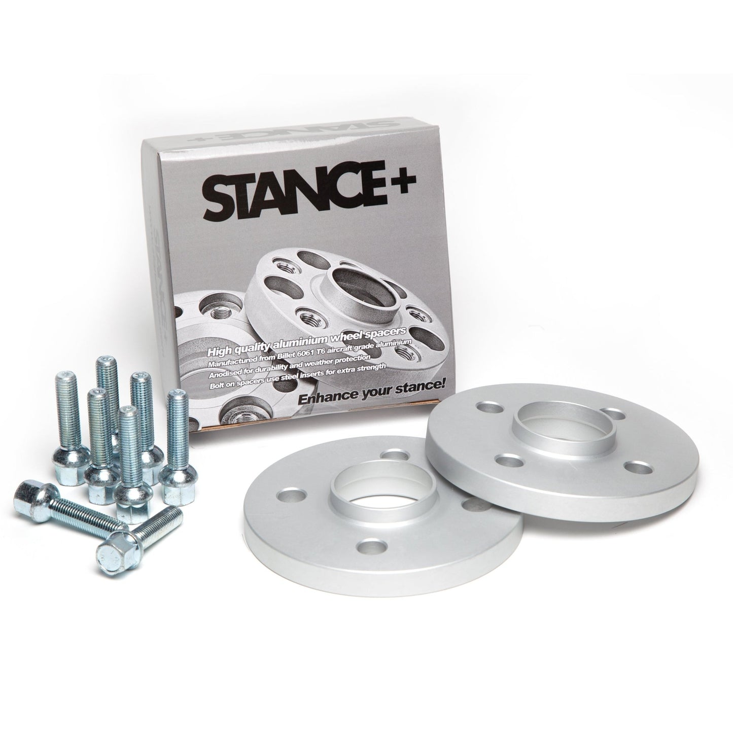 Wheel Spacers and Wheel Bolt Kit with Retail Box – STANCE+