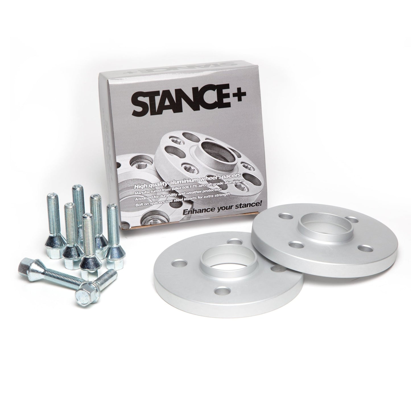 Wheel Spacers and Wheel Bolt Kit with Retail Box – STANCE+