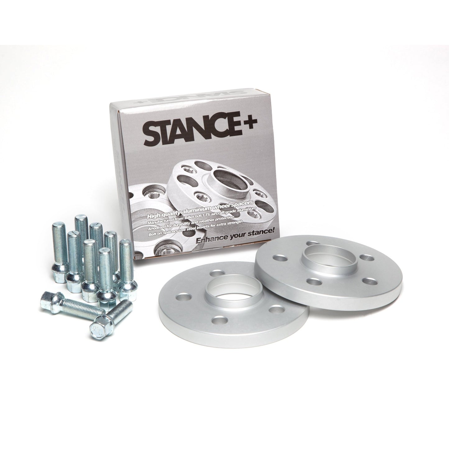 Wheel Spacers and Wheel Bolt Kit with Retail Box – STANCE+
