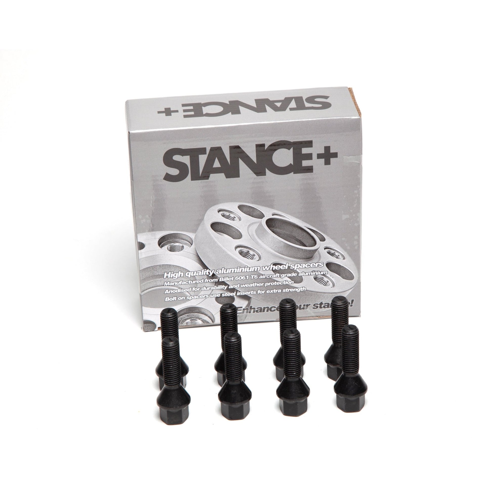 Black Wheel Bolts - STANCE+