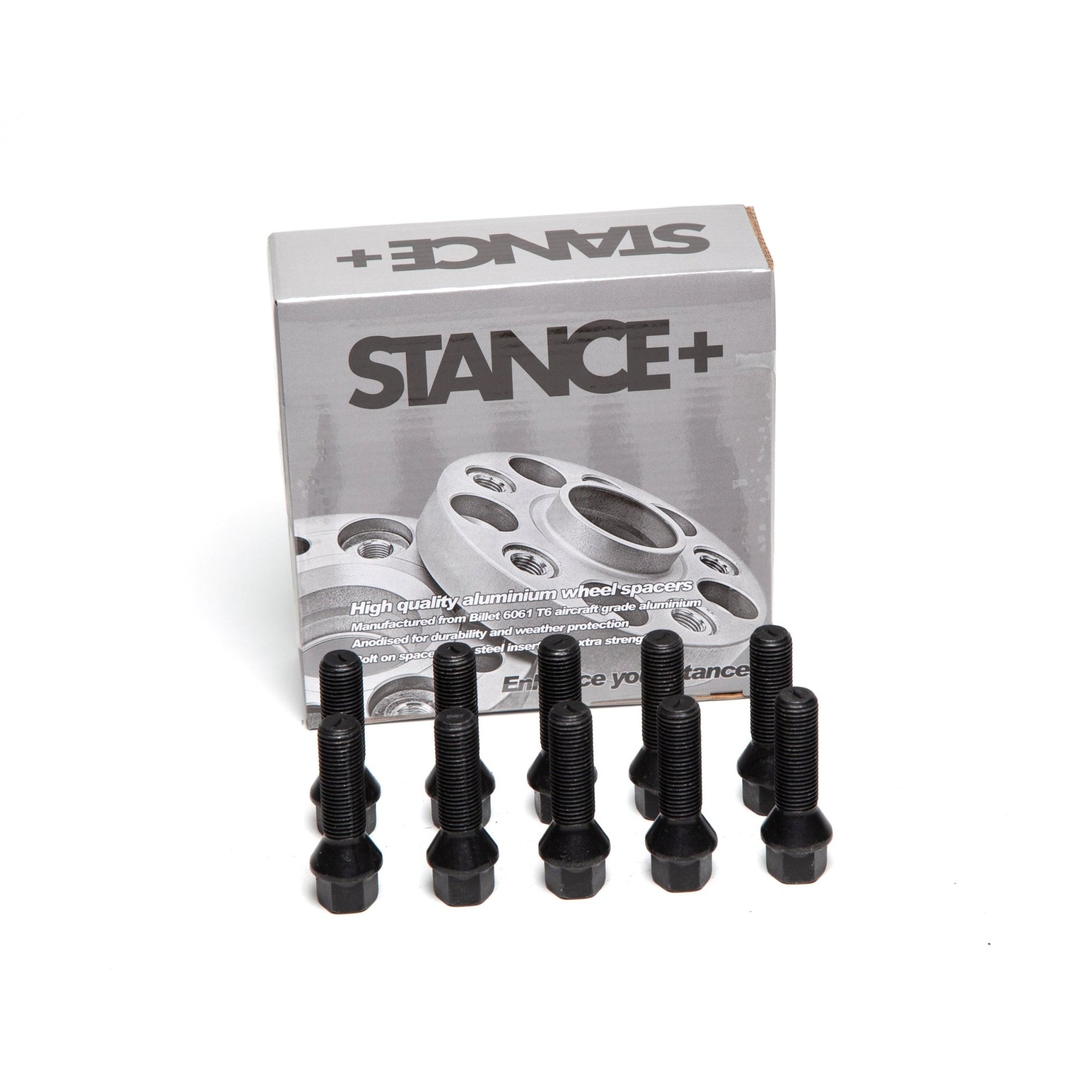 Black Wheel Bolts - STANCE+