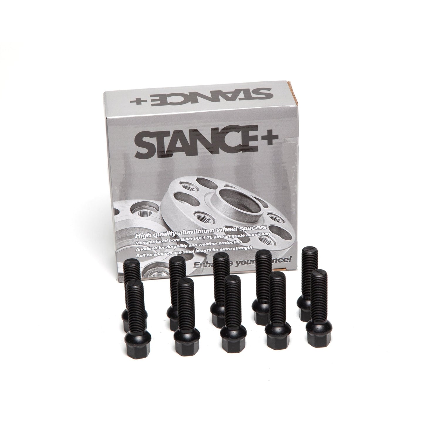 Black Wheel Bolts - STANCE+