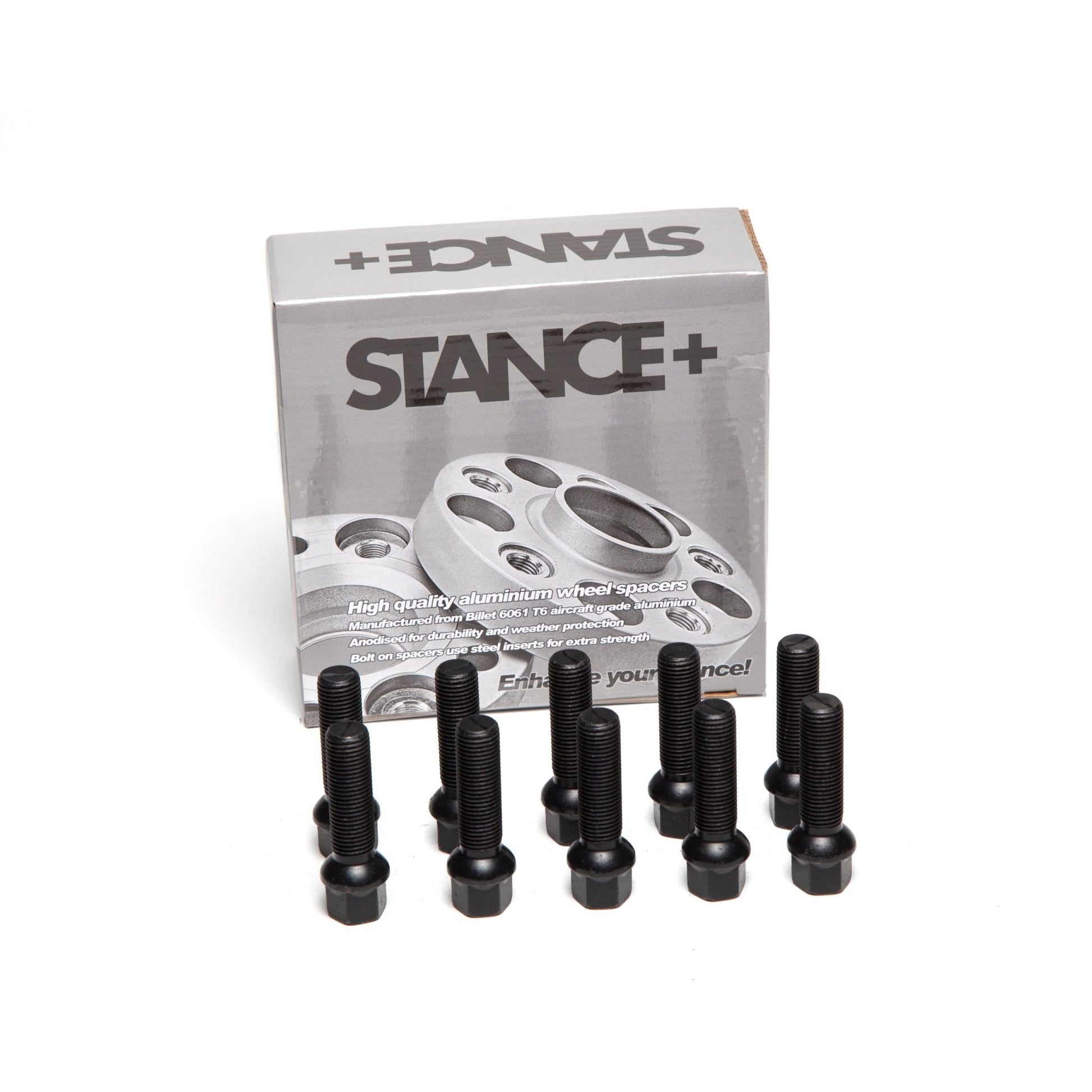 Black Wheel Bolts - STANCE+