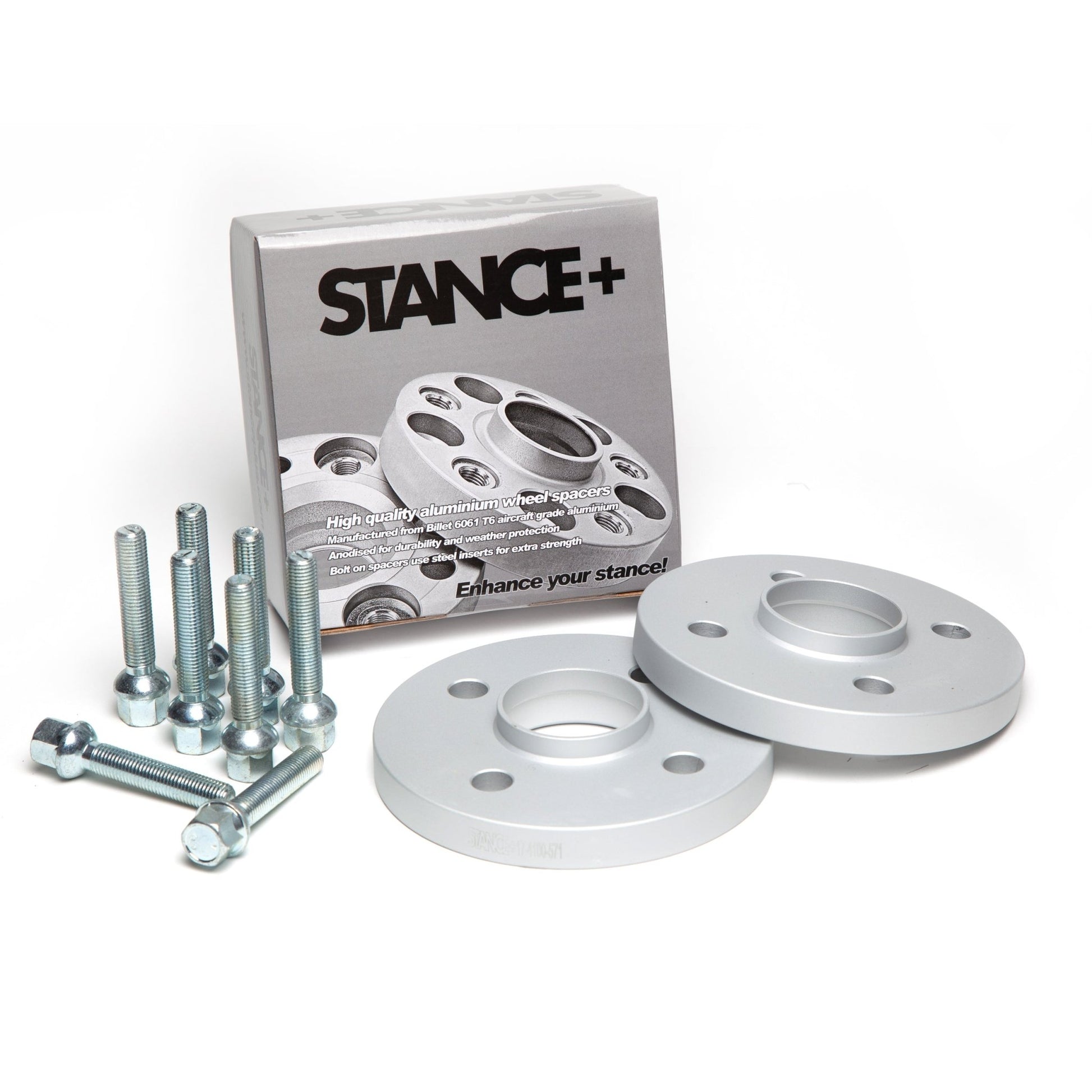 Wheel Spacers and Wheel Bolt Kit with Retail Box – STANCE+