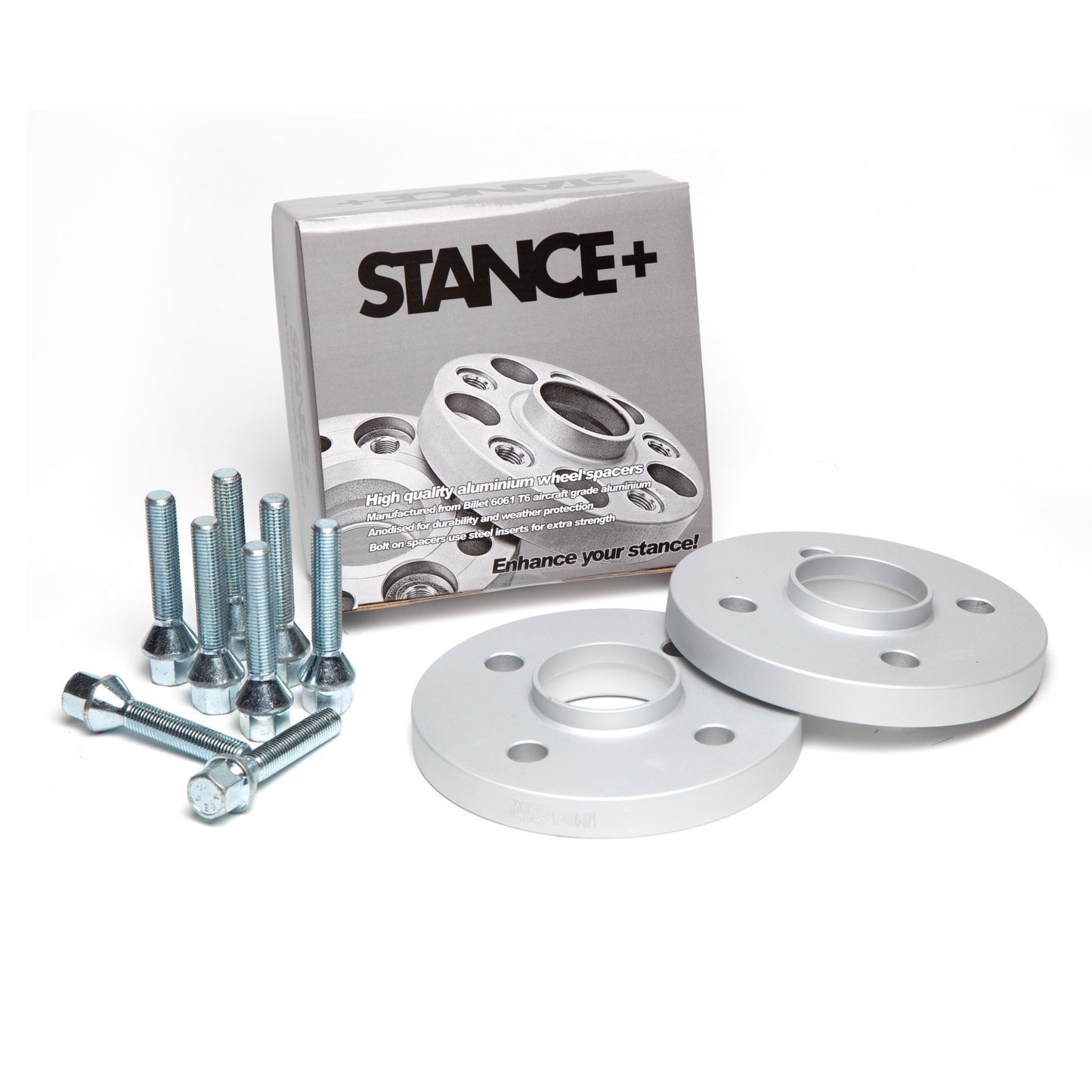 Wheel Spacers and Wheel Bolt Kit with Retail Box – STANCE+