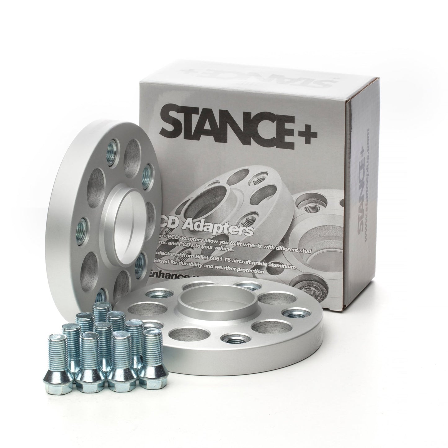 PCD Wheel Hub Adapters with Retail Box – STANCE+