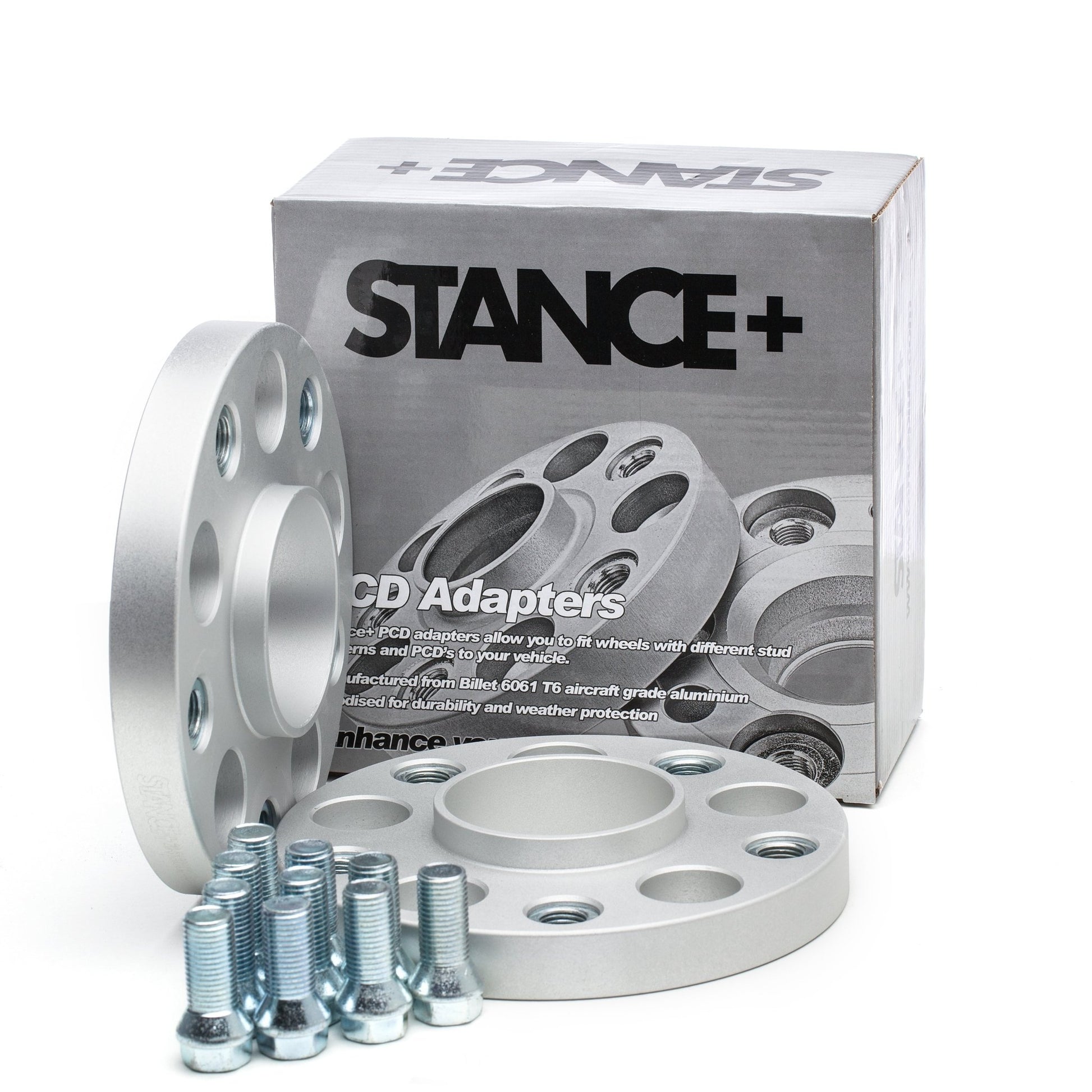 PCD Wheel Hub Adapters with Retail Box – STANCE+