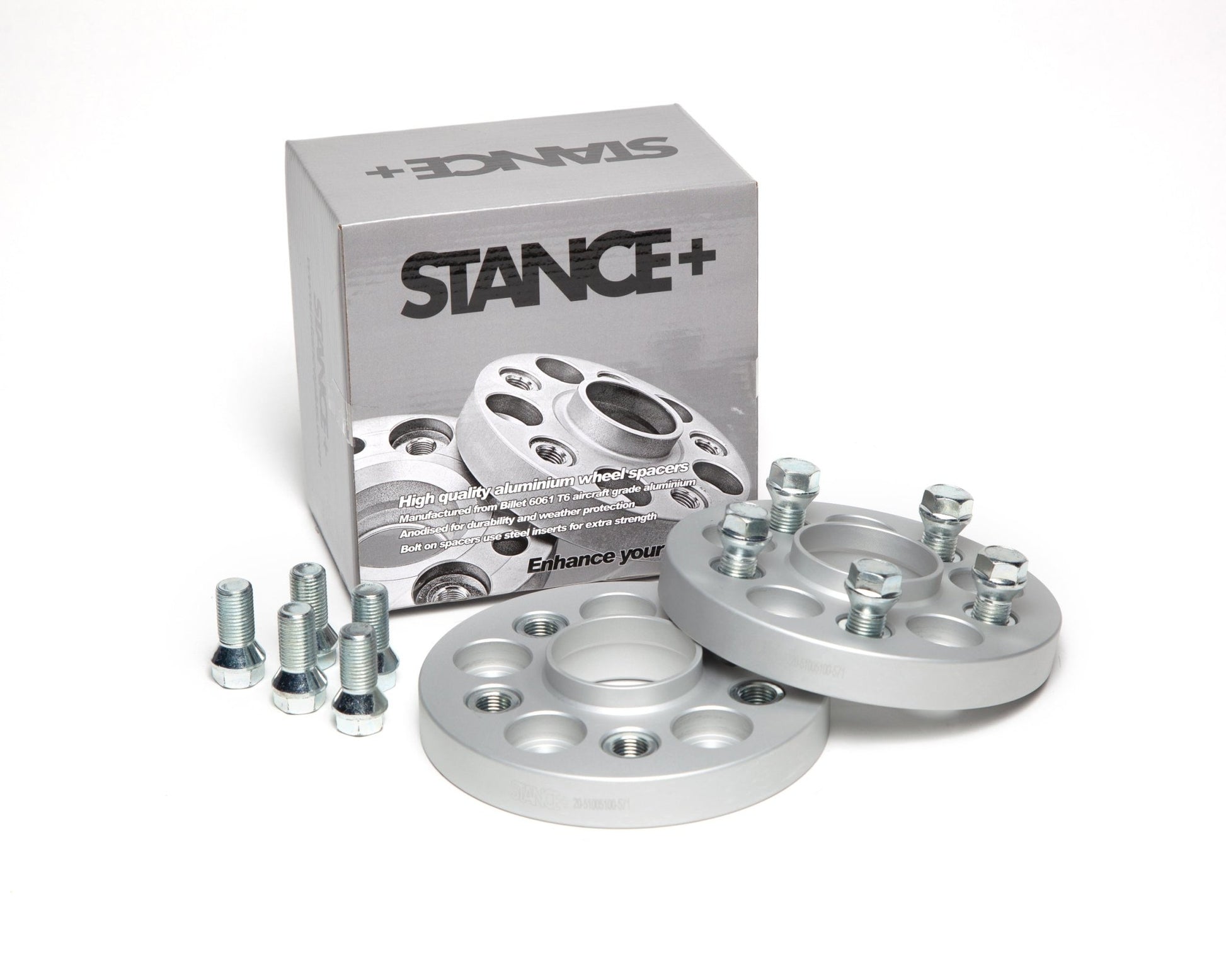 Bolt On Wheel Spacers with Retail Box – STANCE+