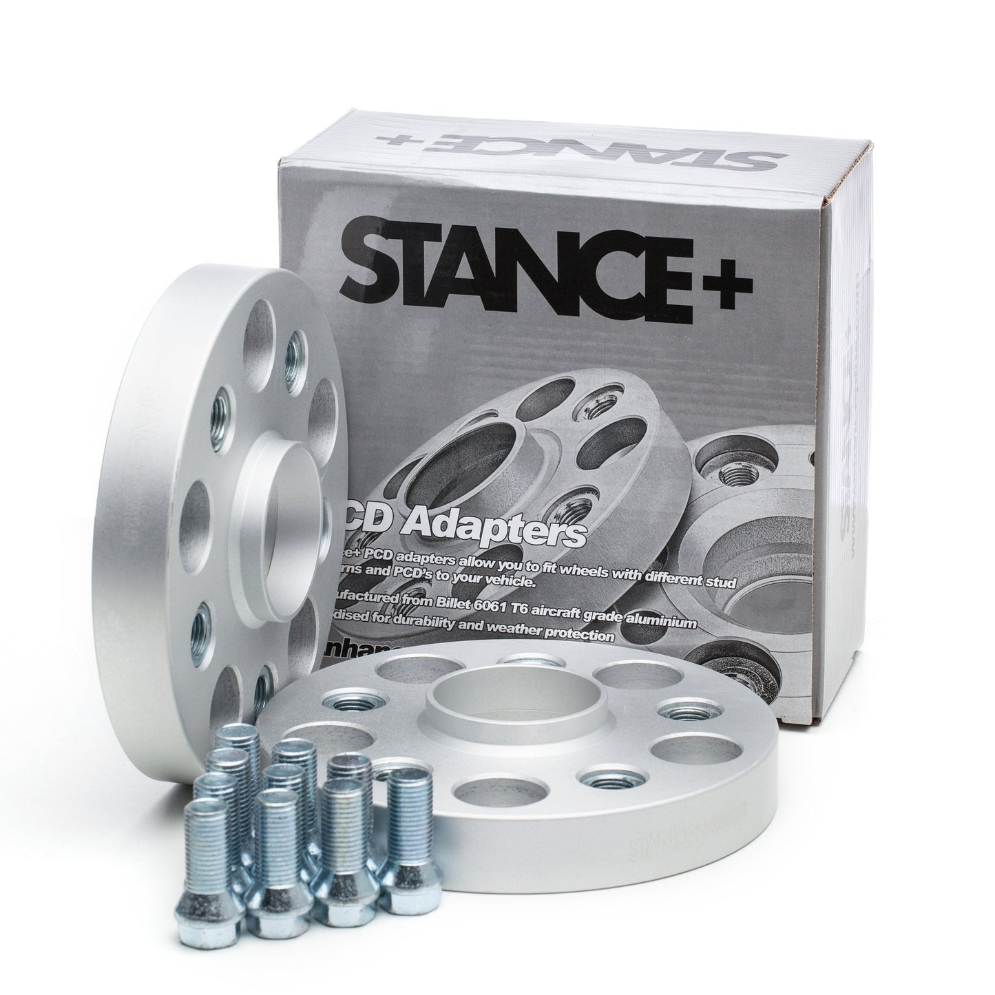PCD Wheel Hub Adapters with Retail Box – STANCE+