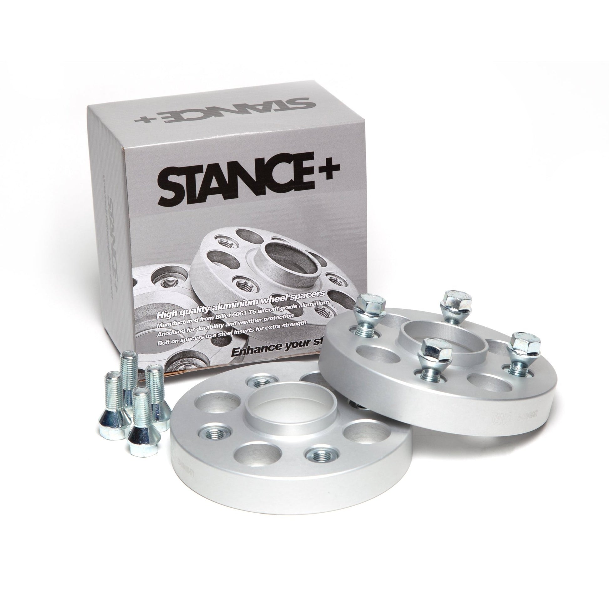 Bolt On Wheel Spacers with Retail Box – STANCE+