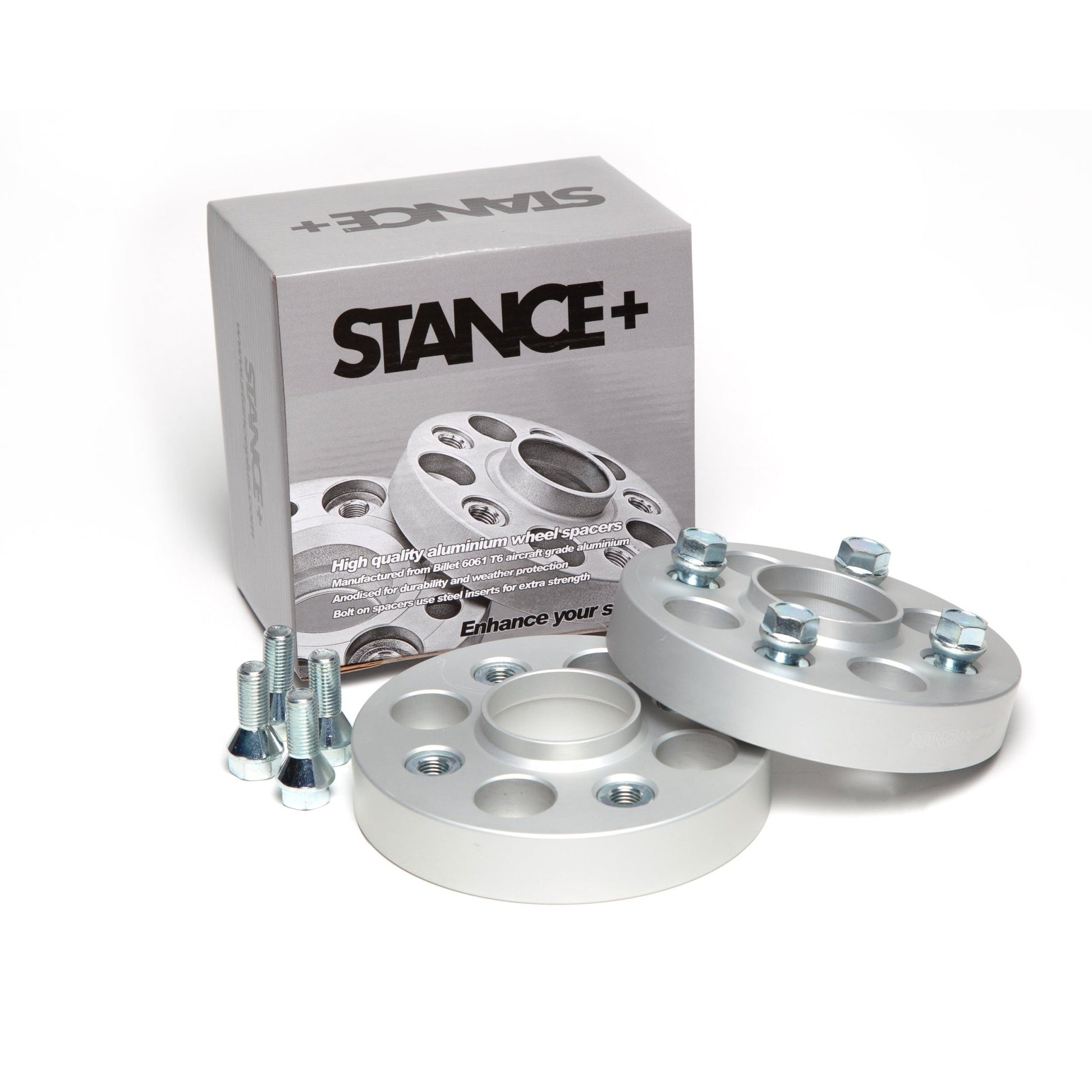 Bolt On Wheel Spacers with Retail Box – STANCE+