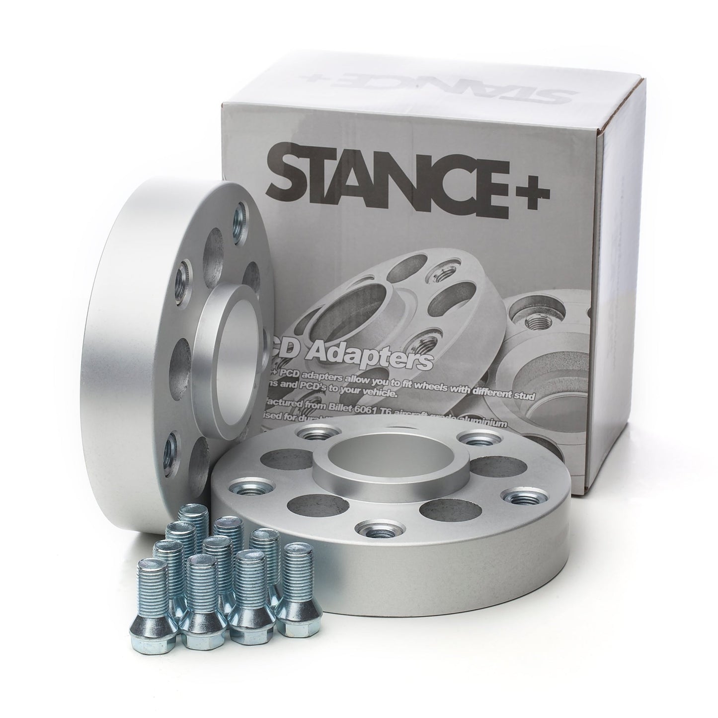 PCD Wheel Hub Adapters with Retail Box – STANCE+