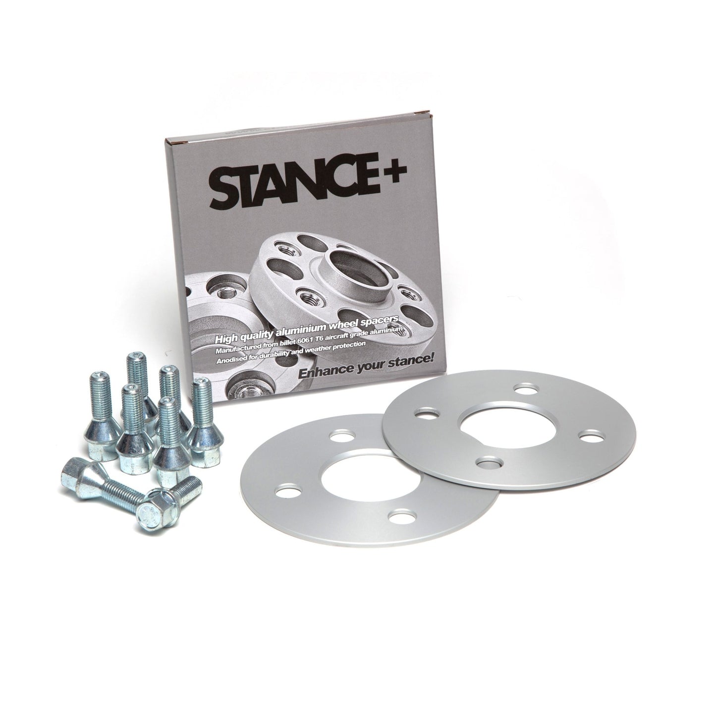 Wheel Spacers and Wheel Bolt Kit with Retail Box – STANCE+