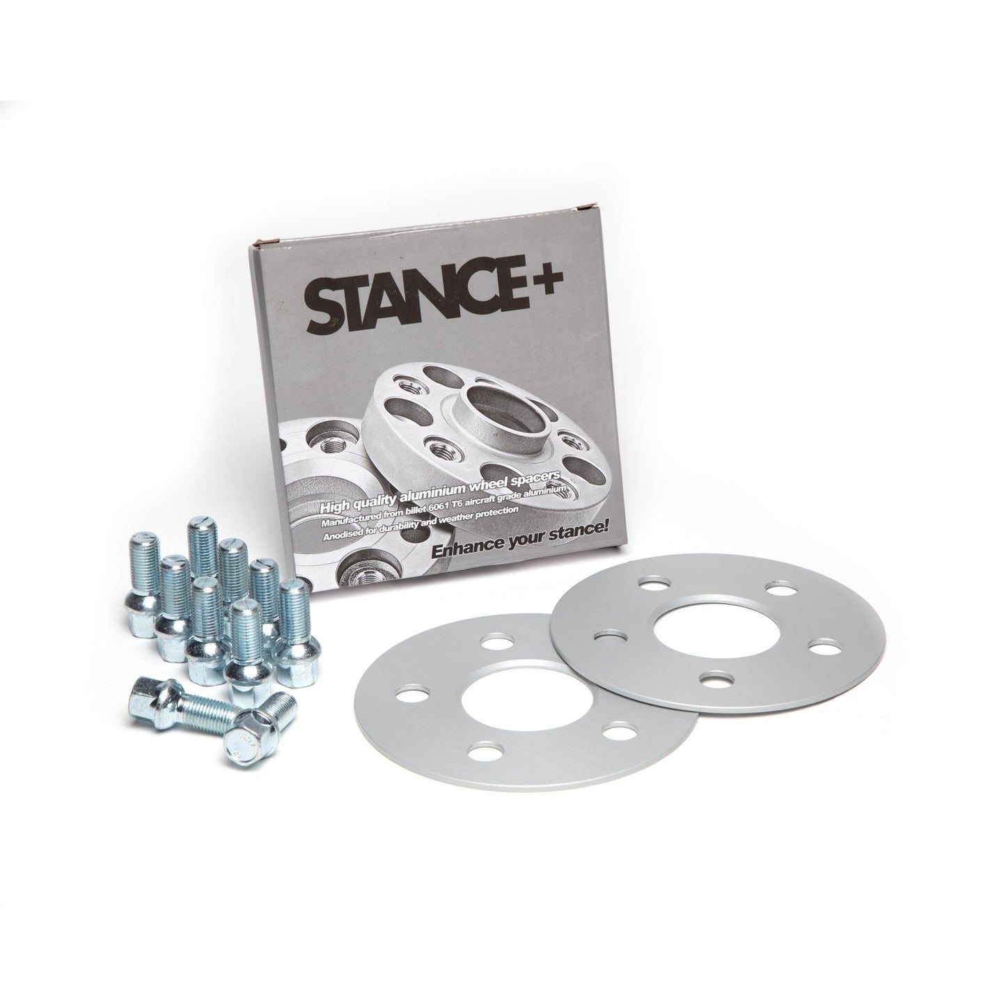 Wheel Spacers and Wheel Bolt Kit with Retail Box – STANCE+