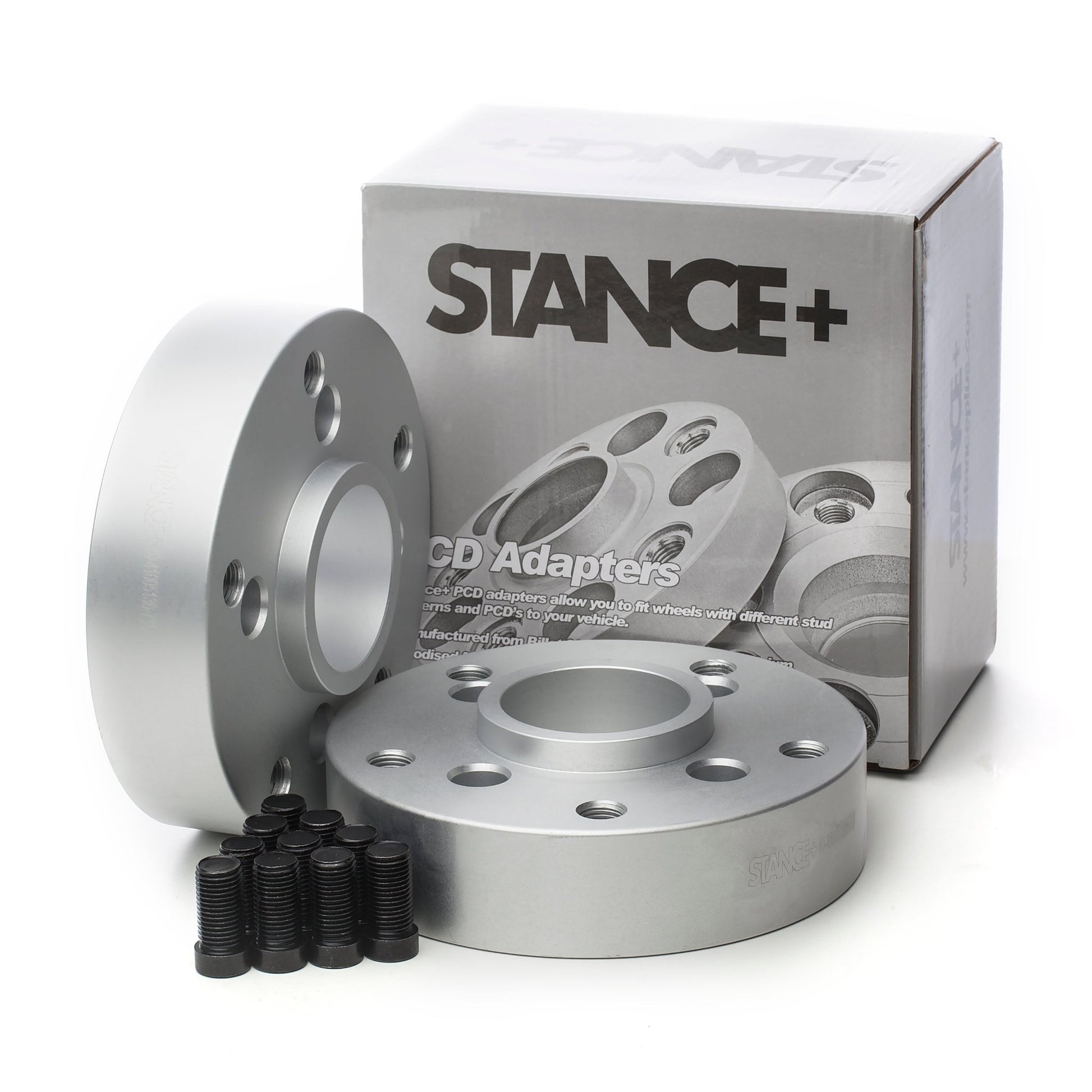PCD Wheel Hub Adapters with Retail Box – STANCE+