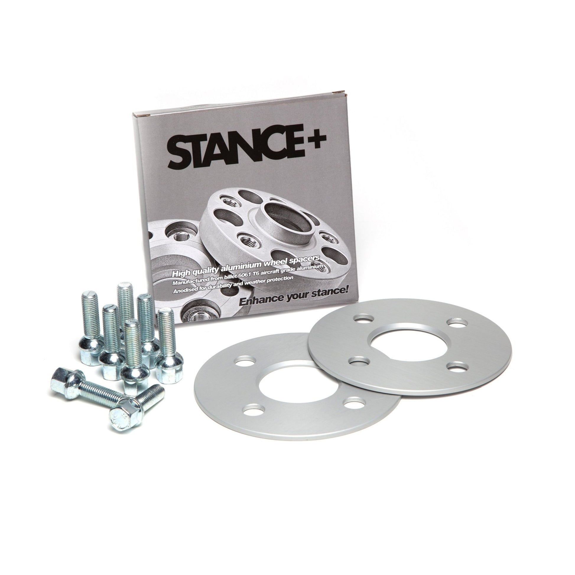 Wheel Spacers and Wheel Bolt Kit with Retail Box – STANCE+