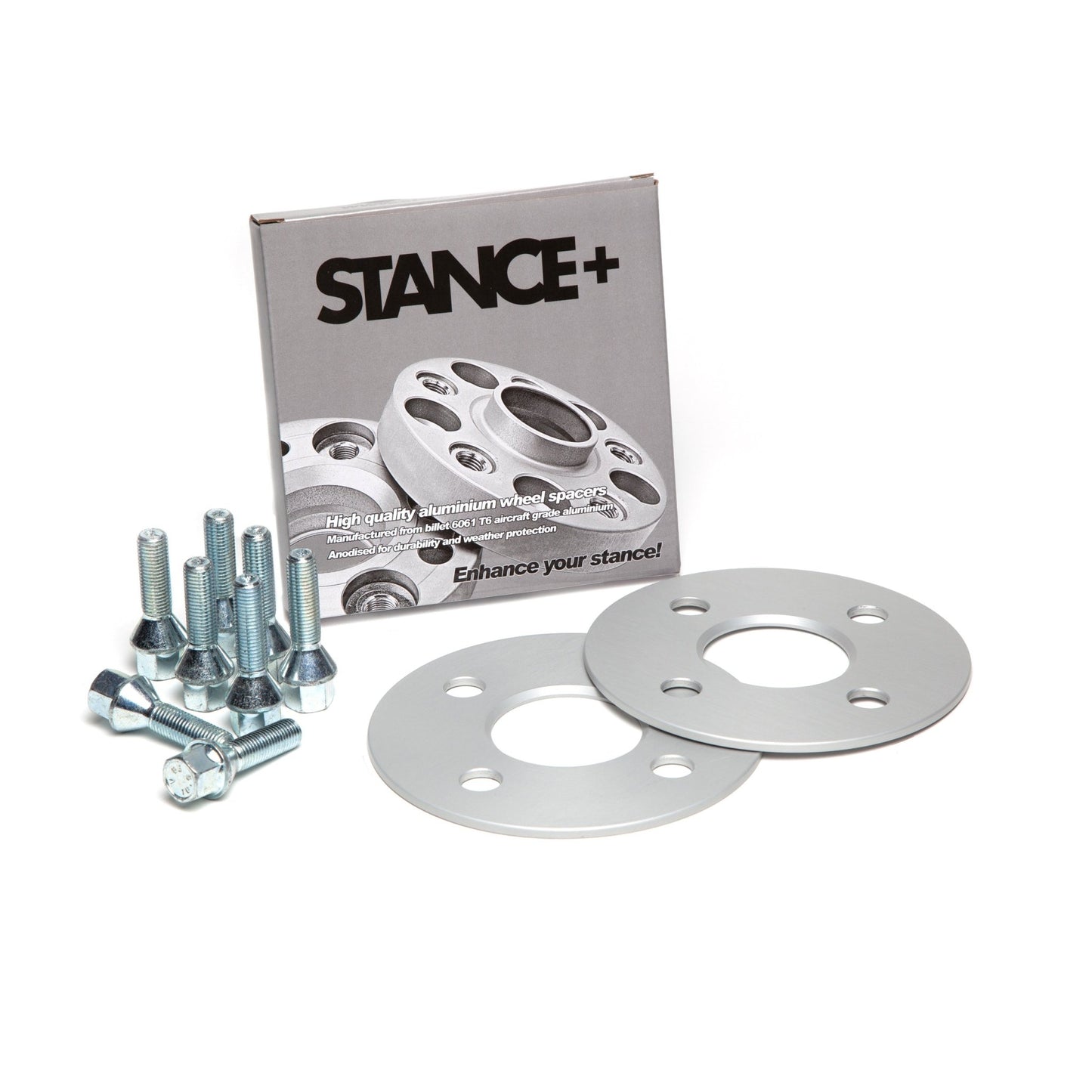 Wheel Spacers and Wheel Bolt Kit with Retail Box – STANCE+