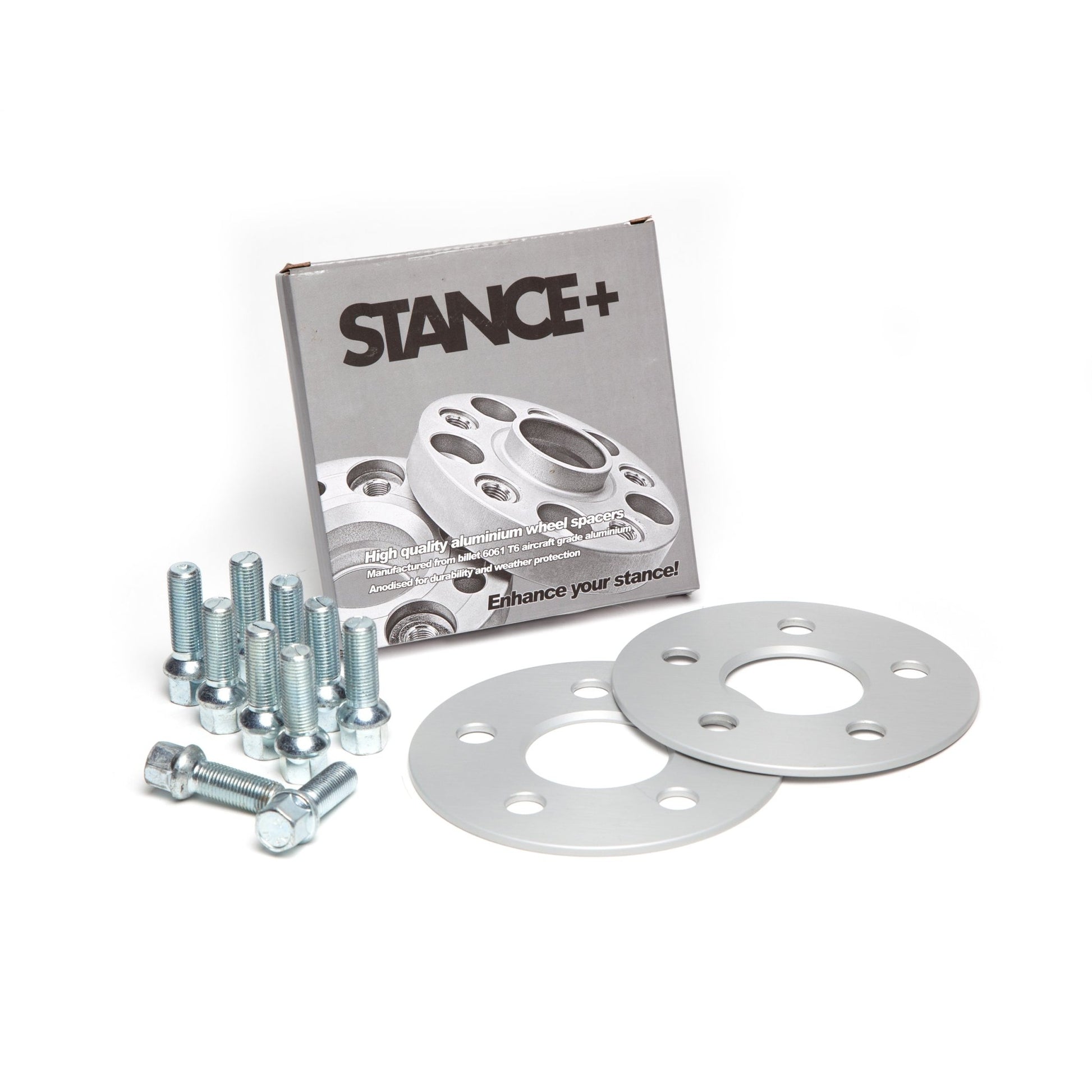 Wheel Spacers and Wheel Bolt Kit with Retail Box – STANCE+