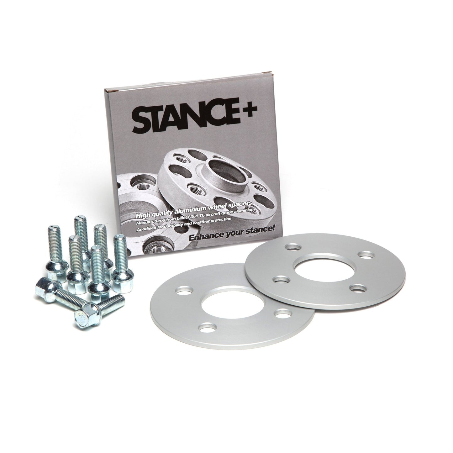 Wheel Spacers and Wheel Bolt Kit with Retail Box – STANCE+