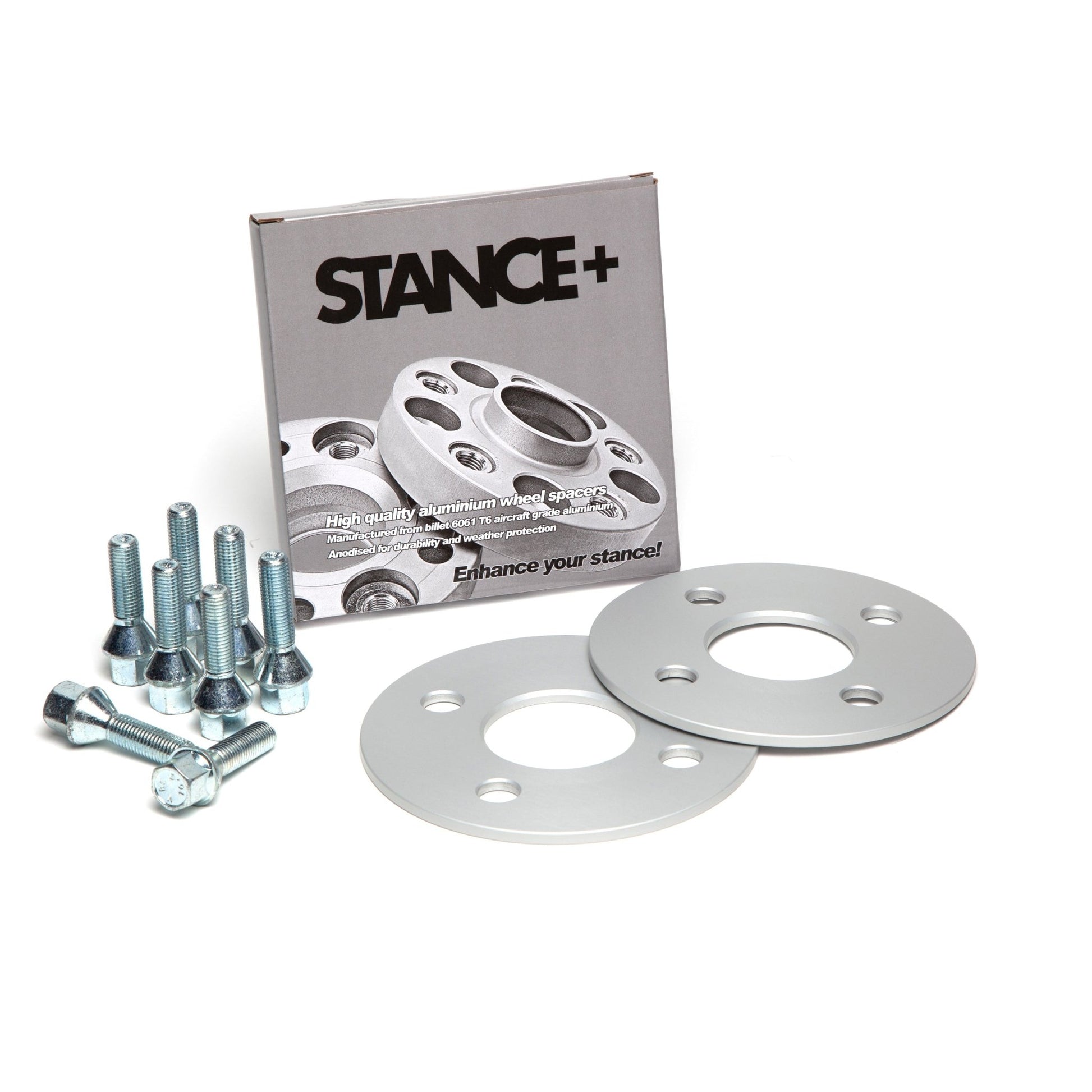 Wheel Spacers and Wheel Bolt Kit with Retail Box – STANCE+