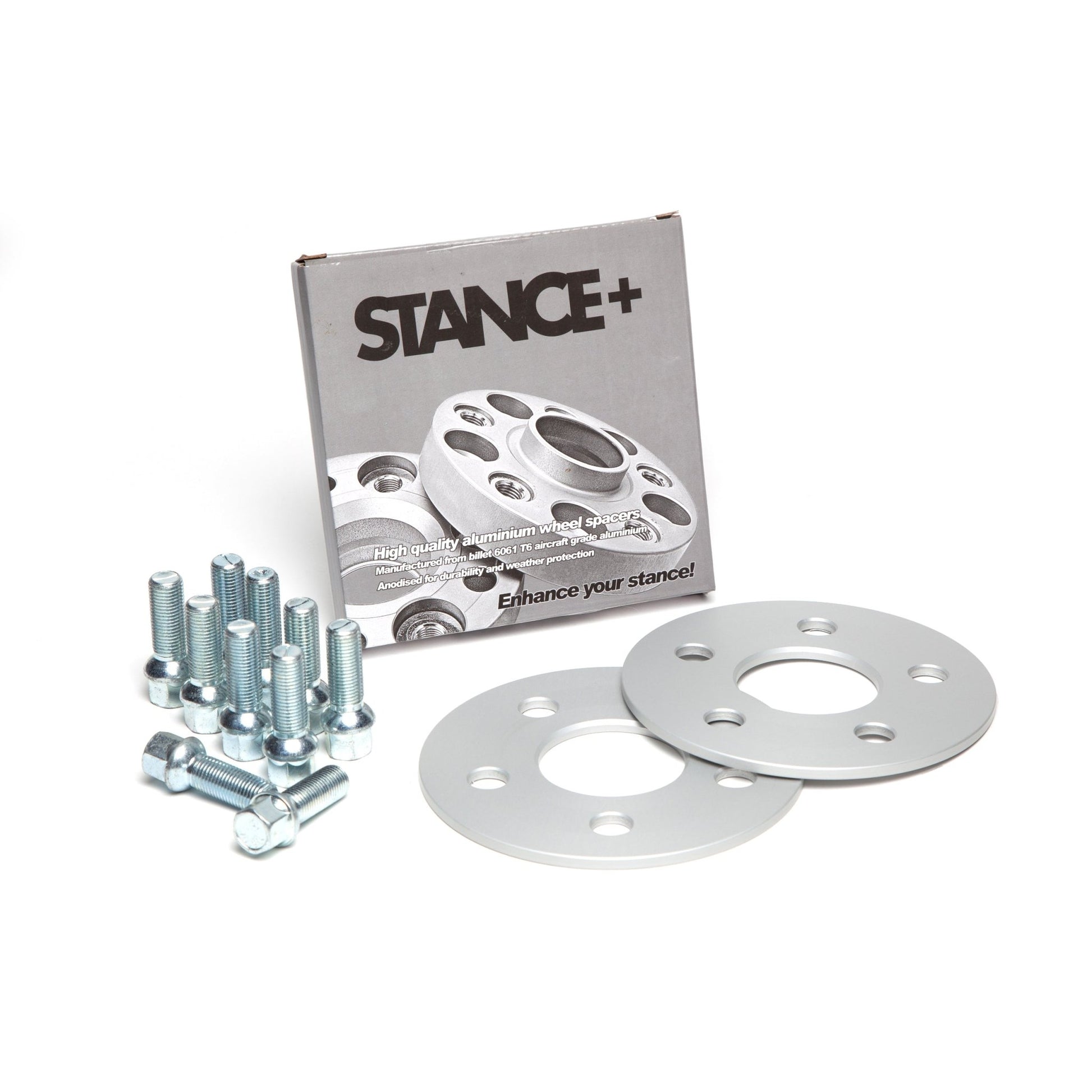 Wheel Spacers and Wheel Bolt Kit with Retail Box – STANCE+