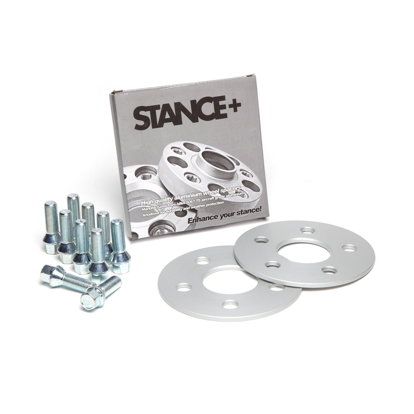 Wheel Spacers and Wheel Bolt Kit with Retail Box – STANCE+