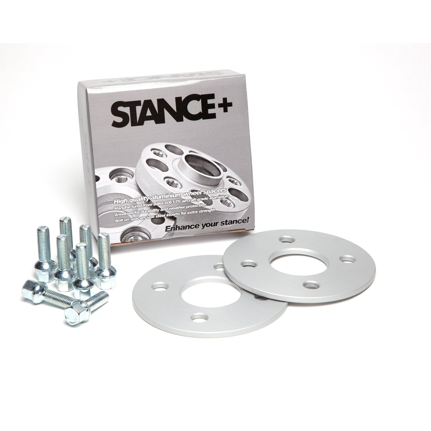 Wheel Spacers and Wheel Bolt Kit with Retail Box – STANCE+