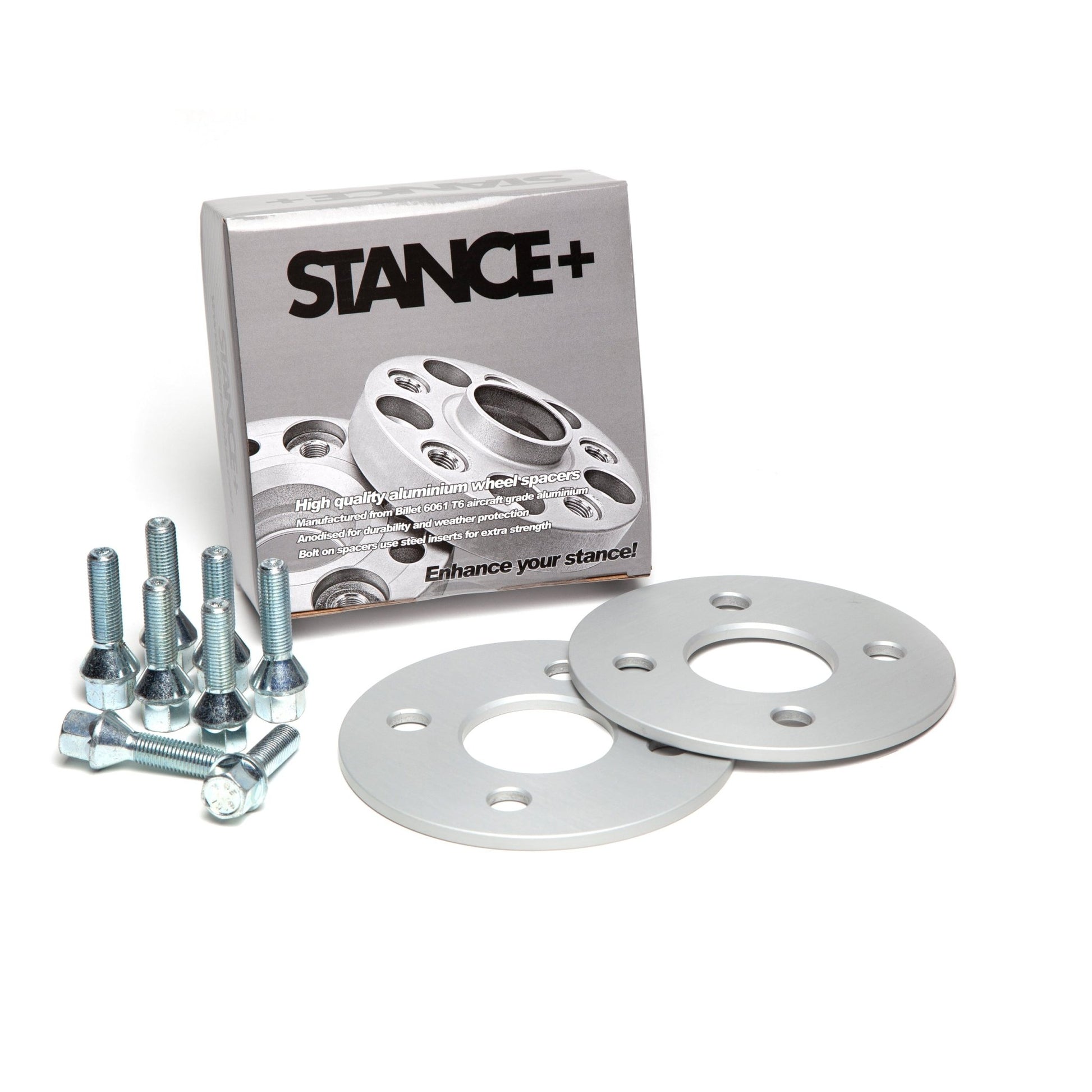 Wheel Spacers and Wheel Bolt Kit with Retail Box – STANCE+