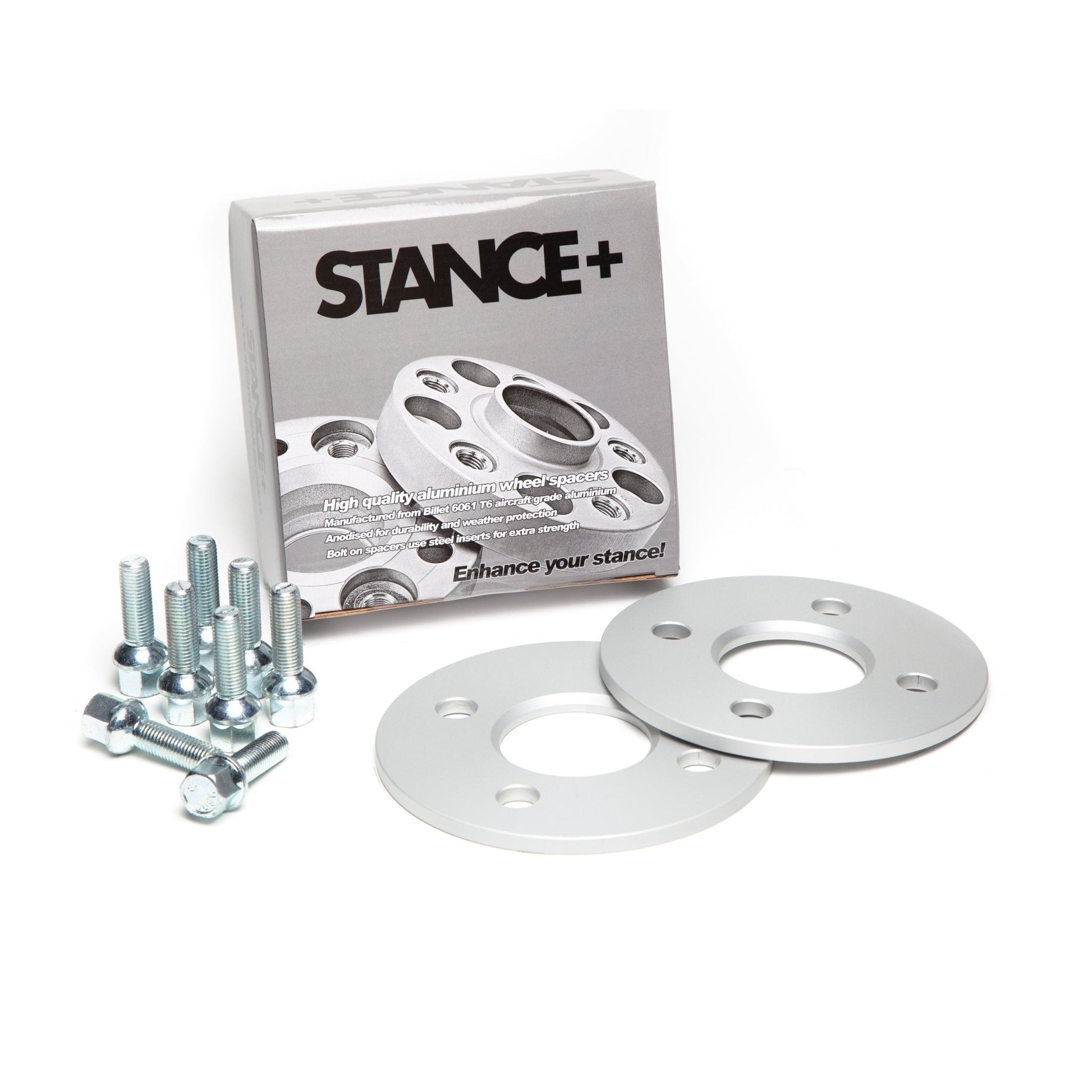 Wheel Spacers and Wheel Bolt Kit with Retail Box – STANCE+