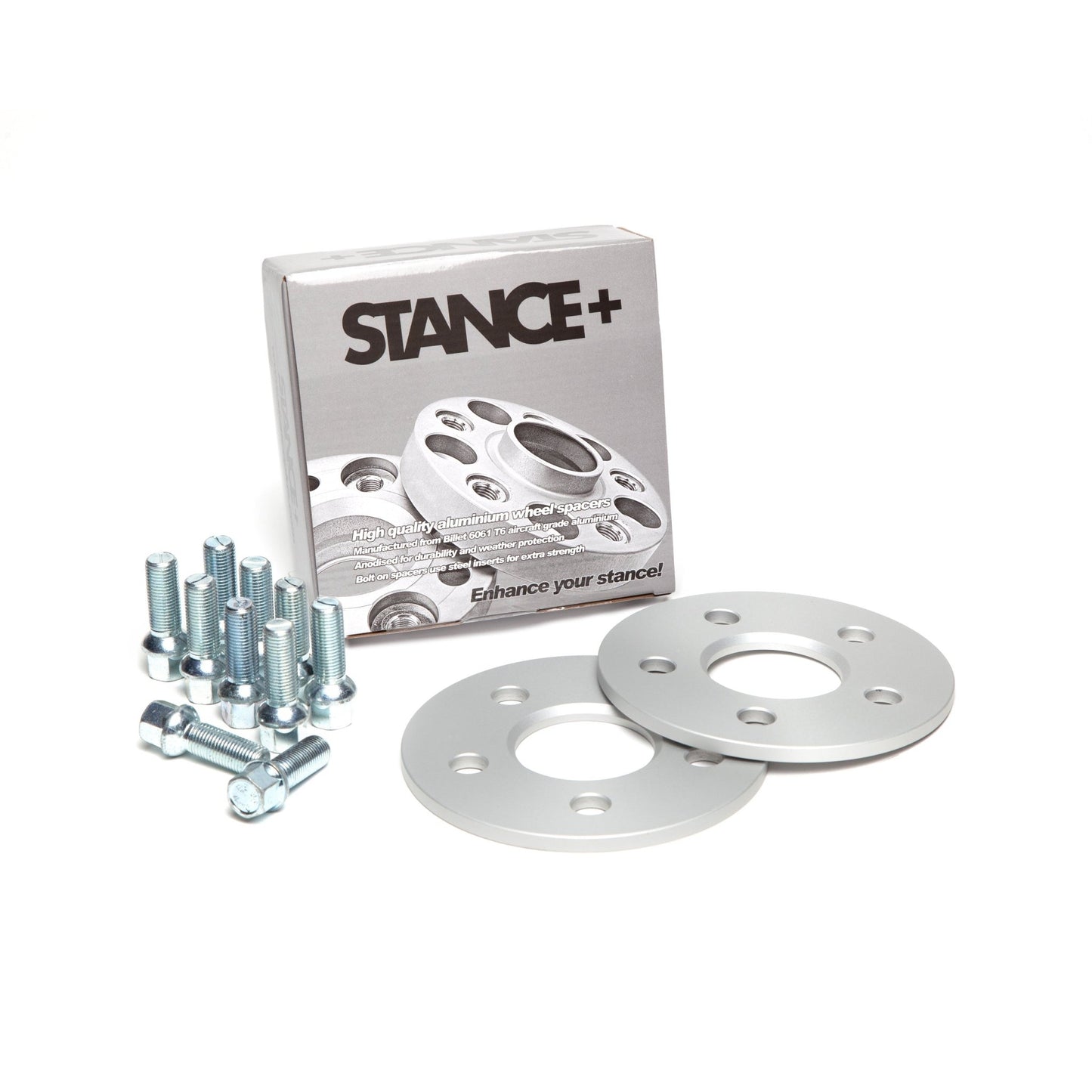 Wheel Spacers and Wheel Bolt Kit with Retail Box – STANCE+