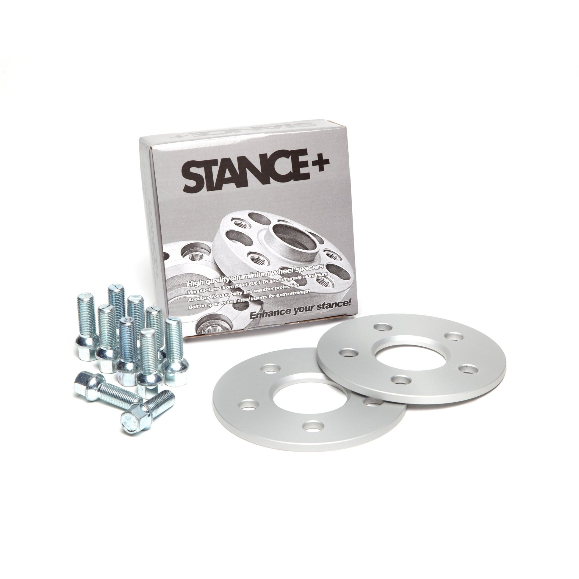 Wheel Spacers and Wheel Bolt Kit with Retail Box – STANCE+
