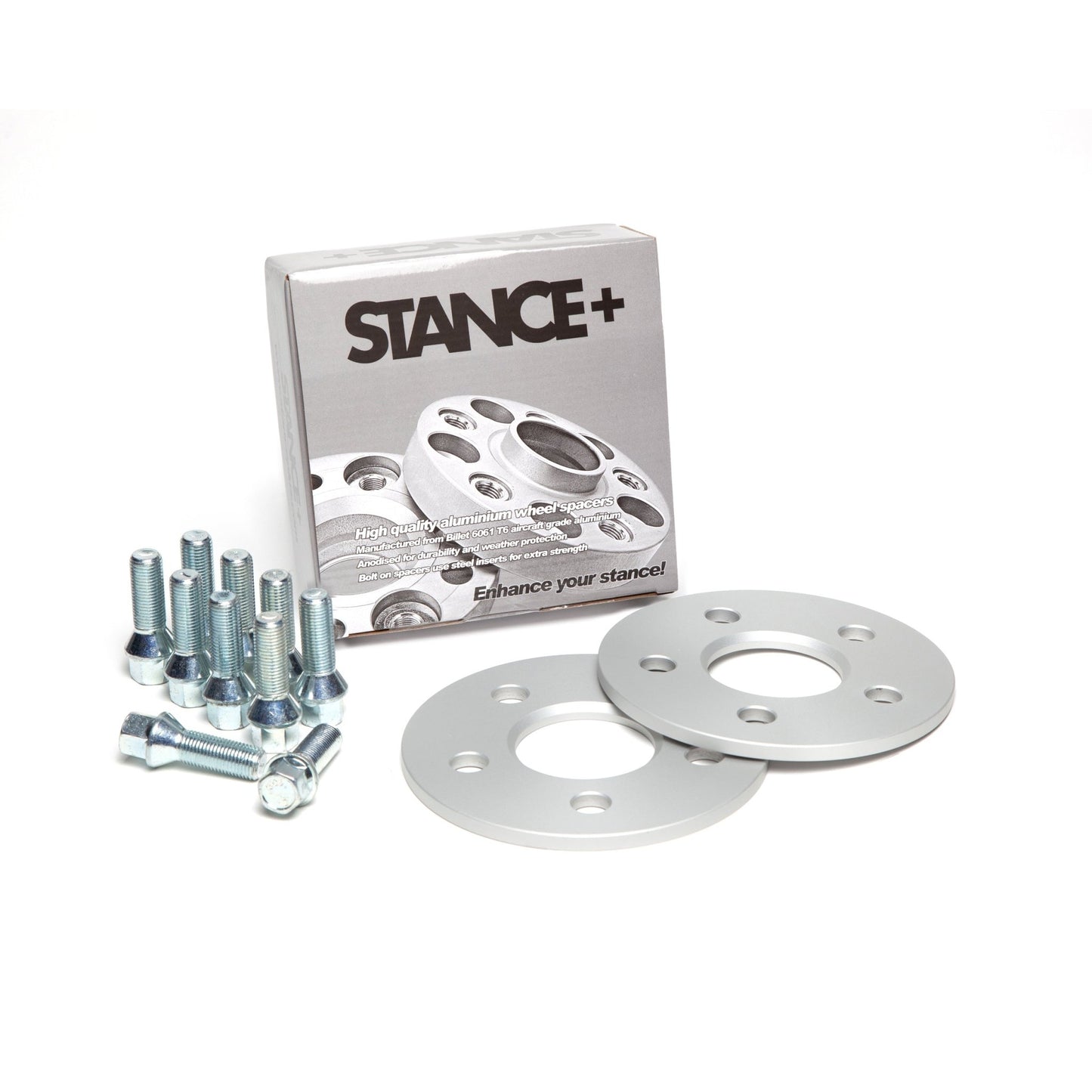 Wheel Spacers and Wheel Bolt Kit with Retail Box – STANCE+