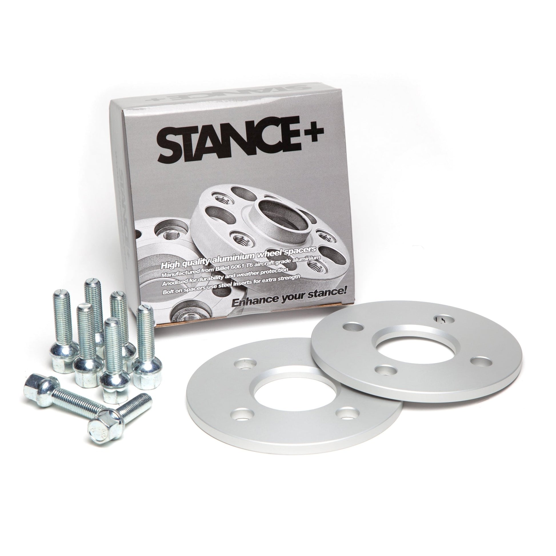 Wheel Spacers and Wheel Bolt Kit with Retail Box – STANCE+