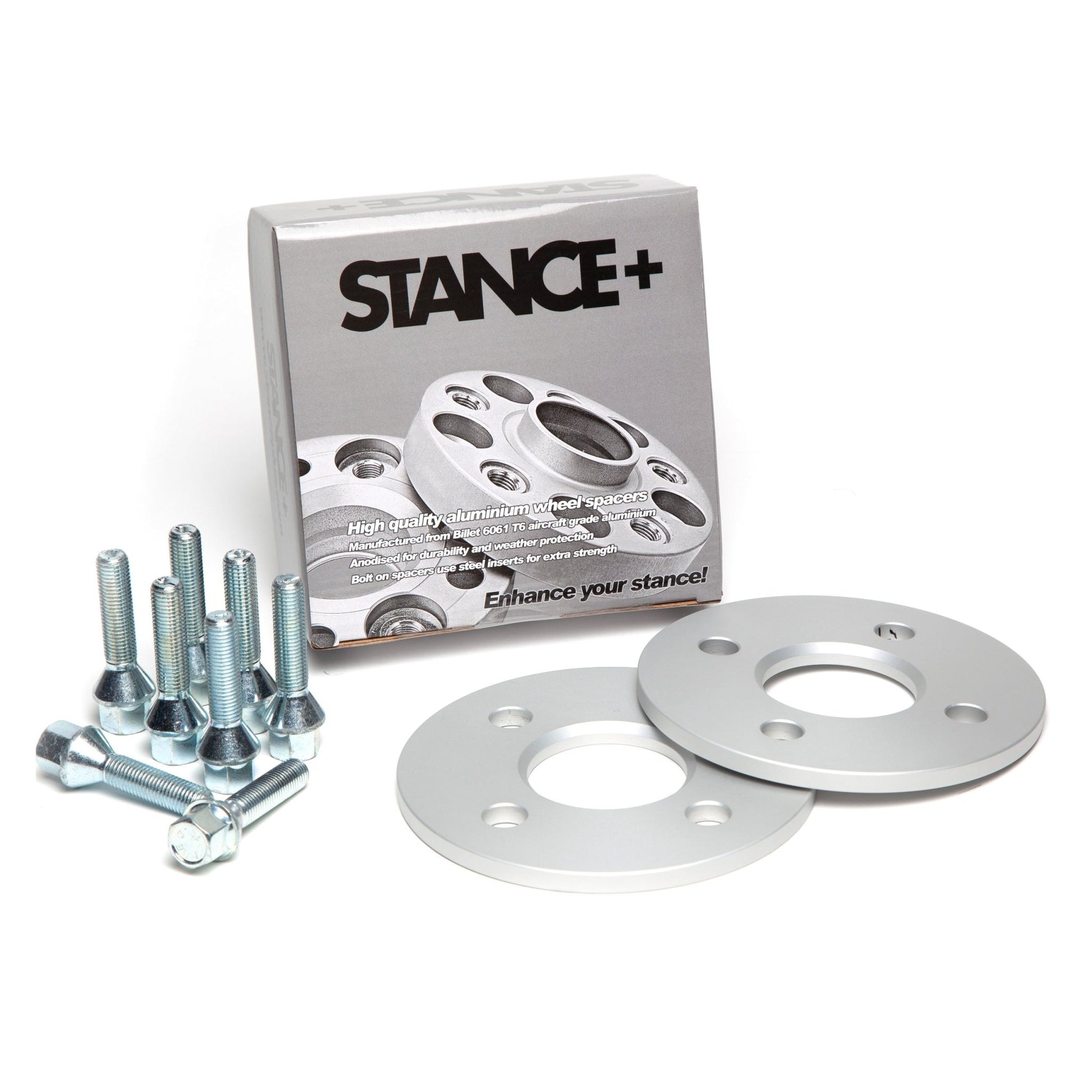 Wheel Spacers and Wheel Bolt Kit with Retail Box – STANCE+