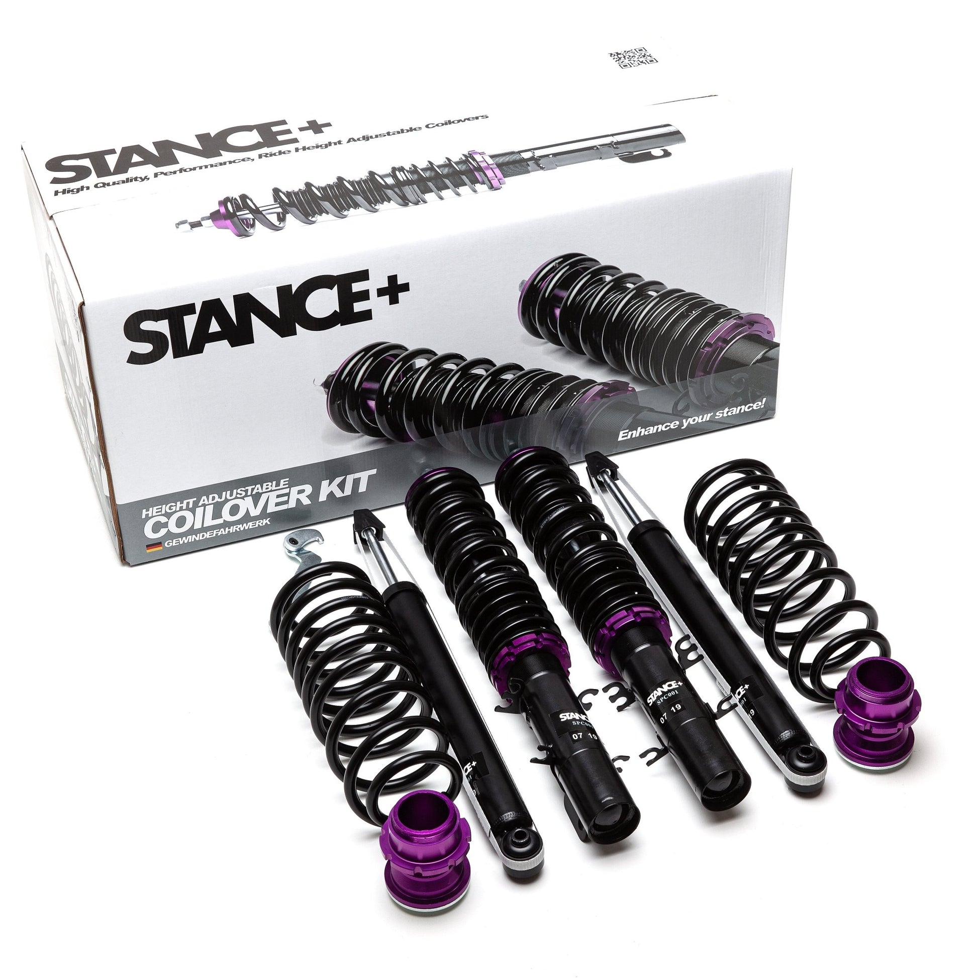 Street Coilover kit with Retail Box - STANCE+