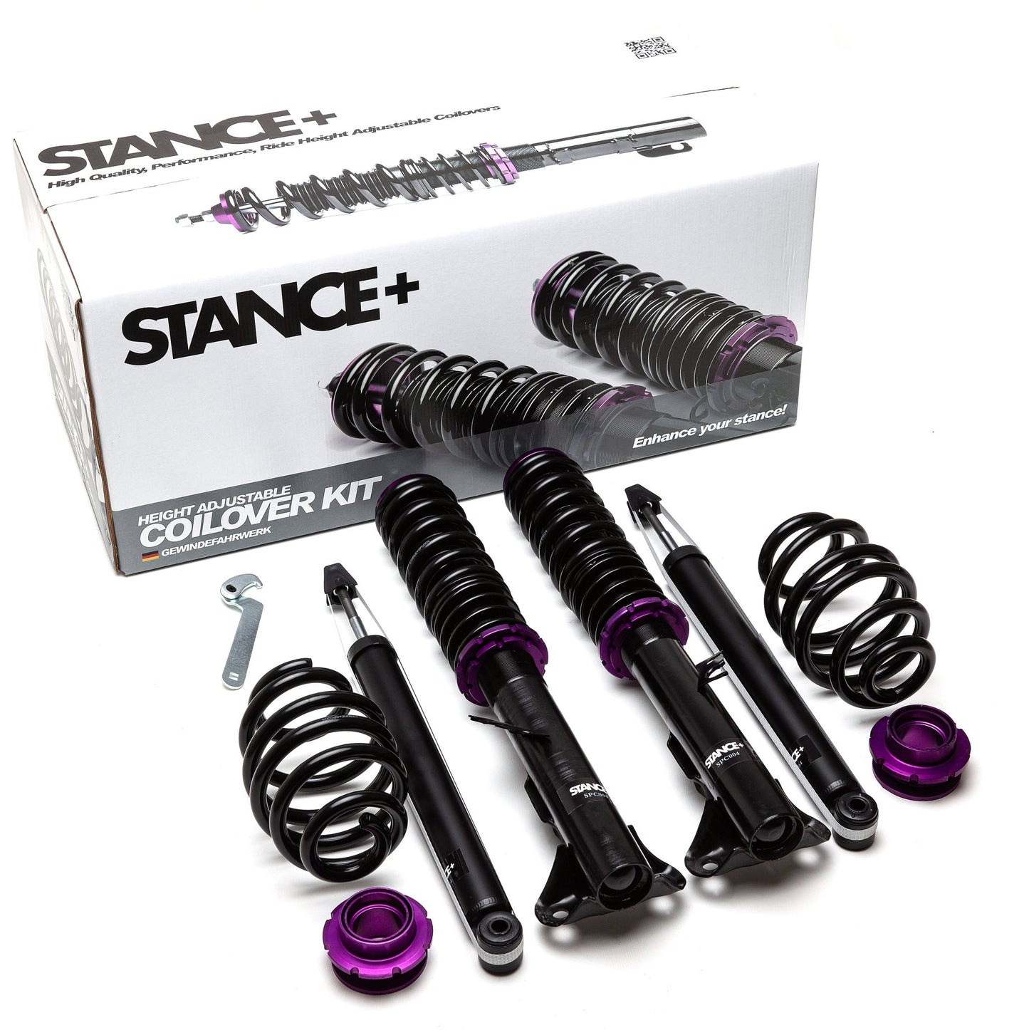 Street Coilover kit with Retail Box - STANCE+