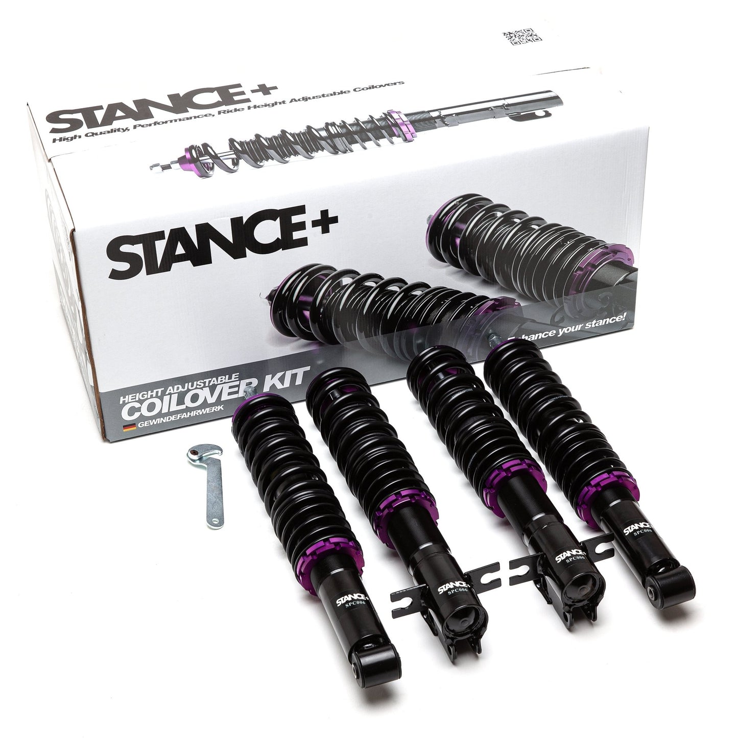 Street Coilover kit with Retail Box - STANCE+