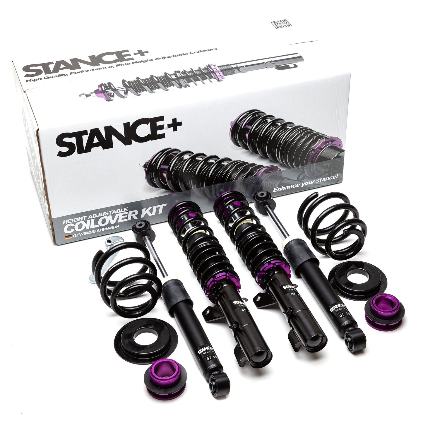 Street Coilover kit with Retail Box - STANCE+