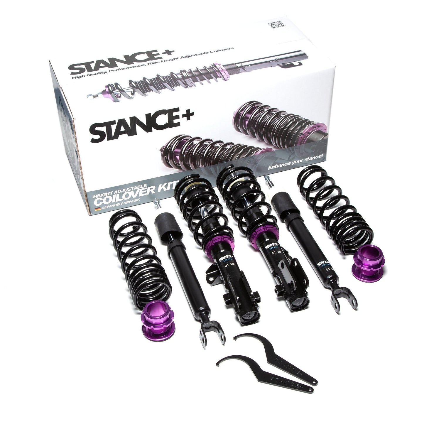 Street Coilover kit with Retail Box - STANCE+
