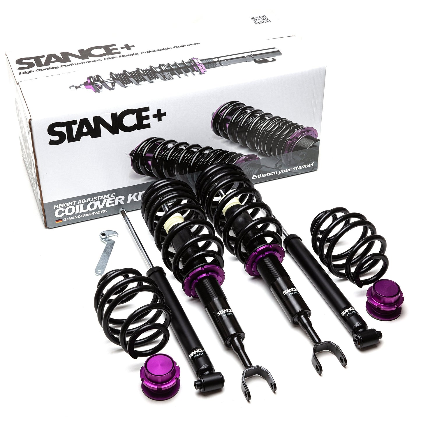 Street Coilover kit with Retail Box - STANCE+