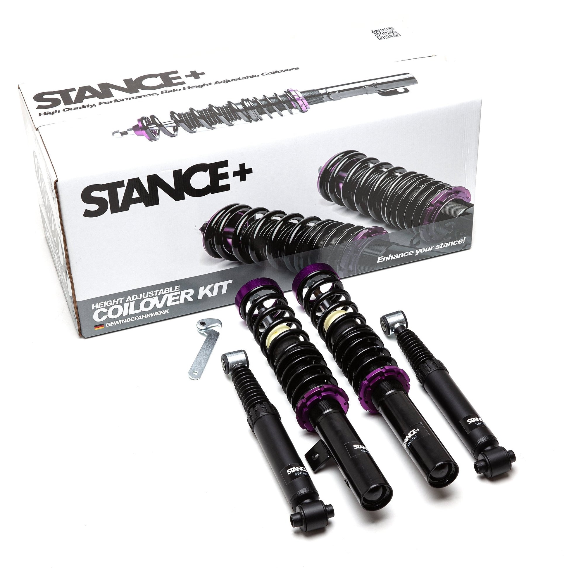 Street Coilover kit with Retail Box - STANCE+