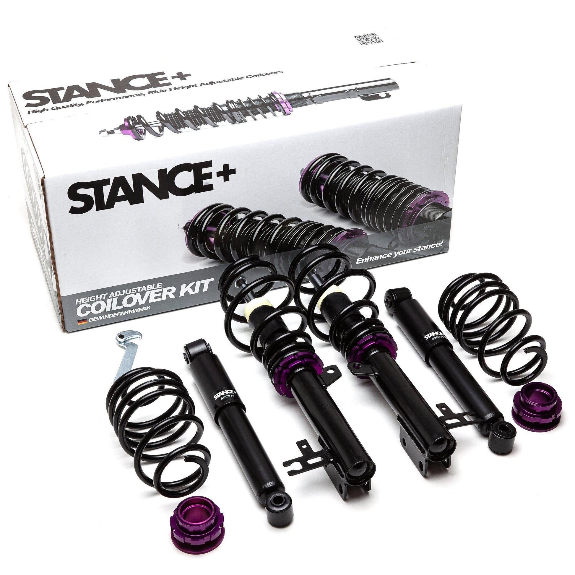Street Coilover kit with Retail Box - STANCE+