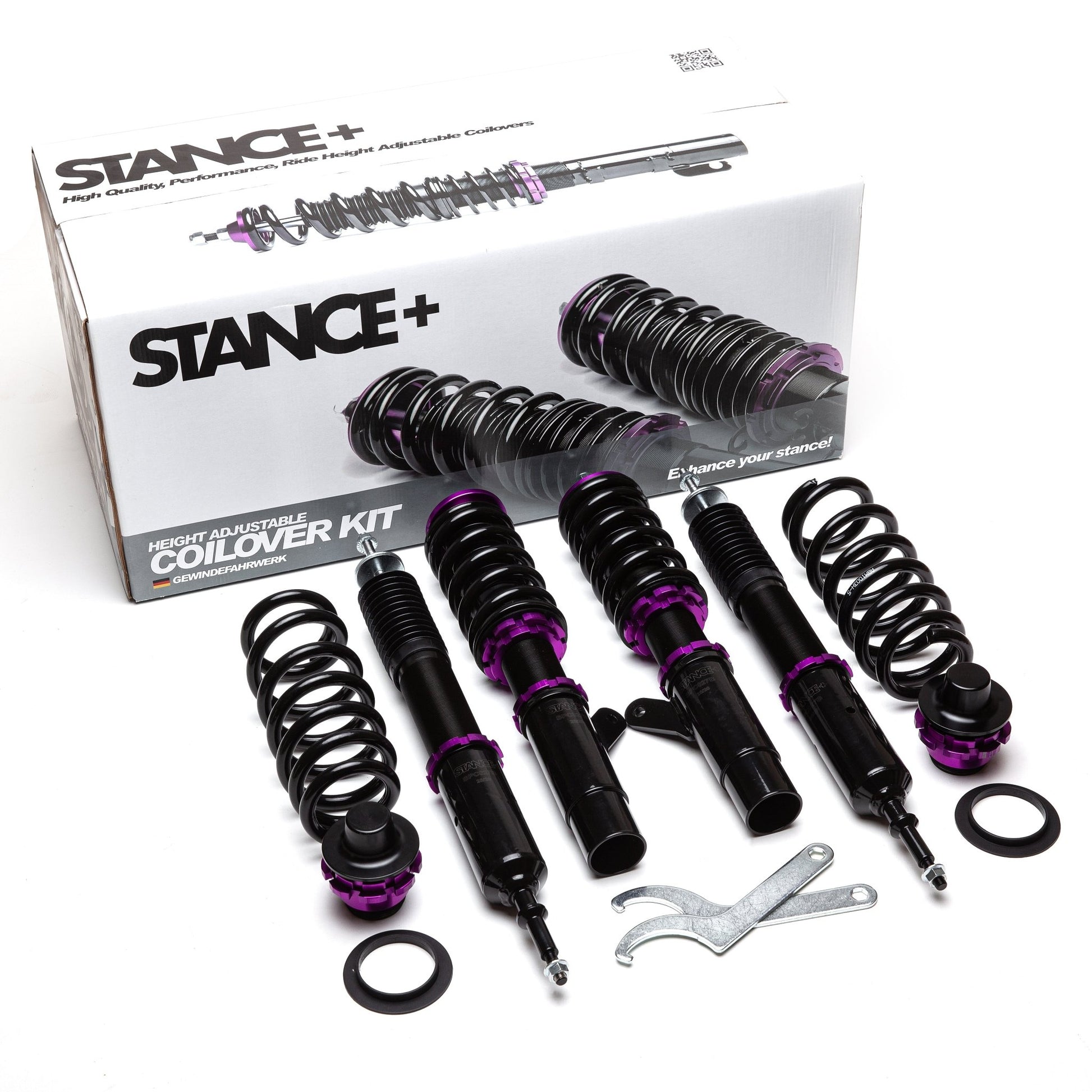 Proline Fixed Damping Coilover kit with Retail Box - STANCE+