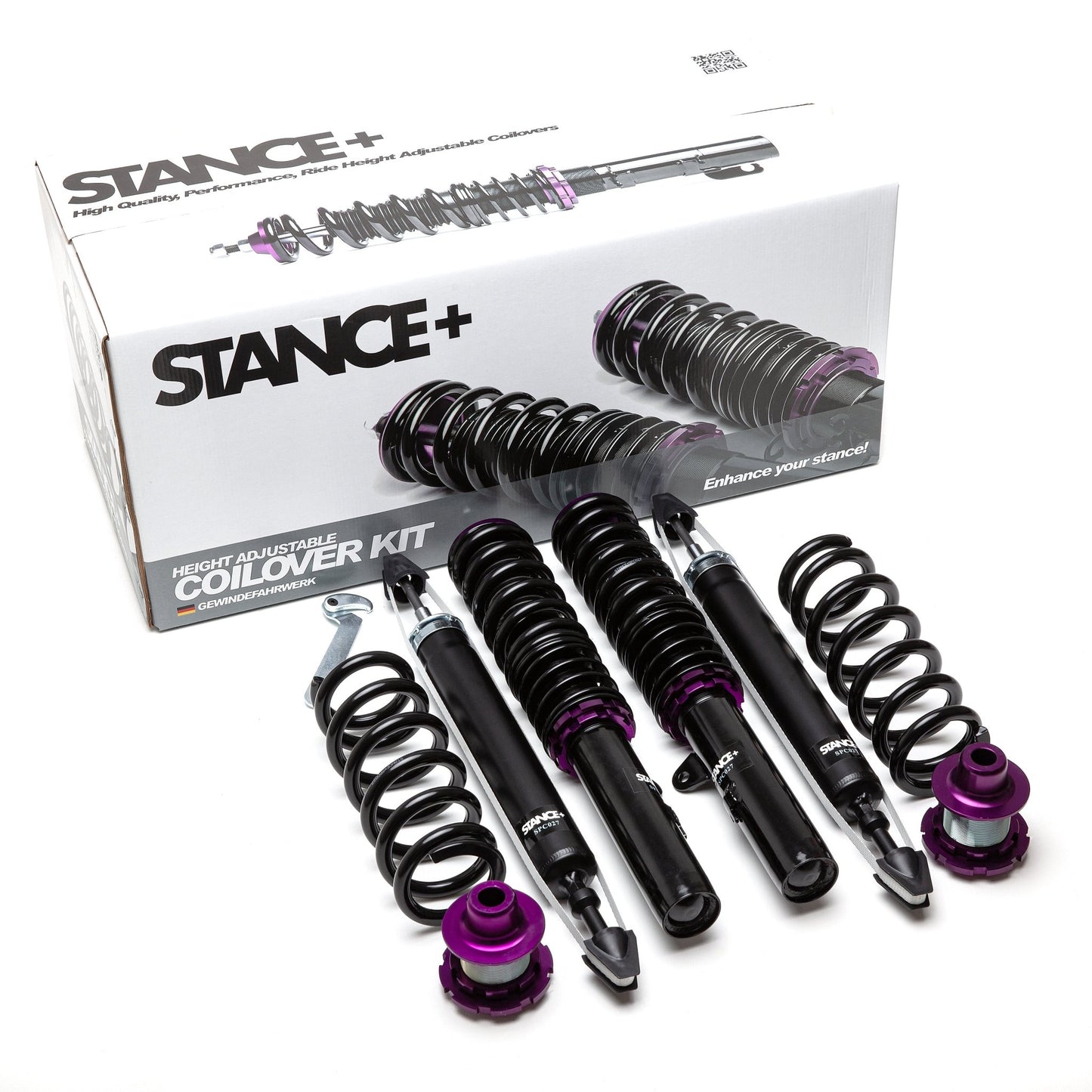 Street Coilover kit with Retail Box - STANCE+