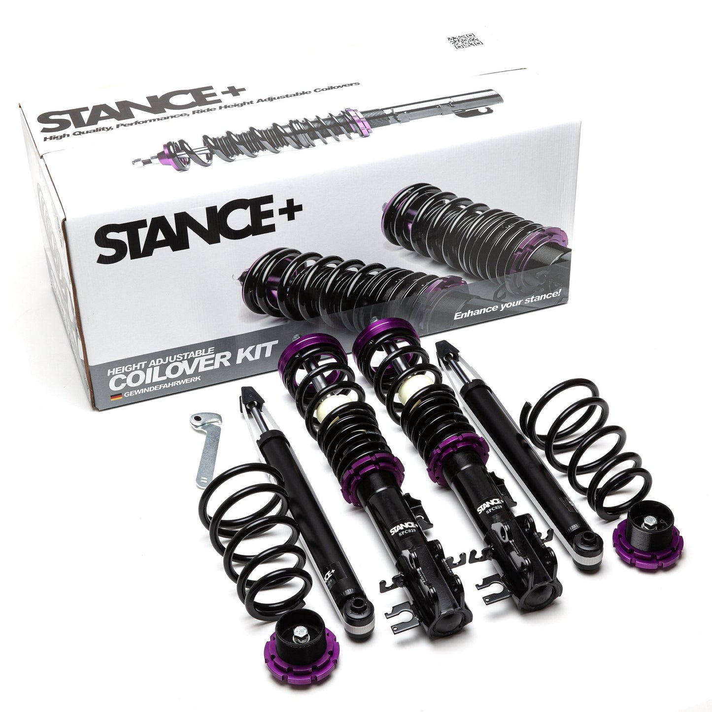 Street Coilover kit with Retail Box - STANCE+